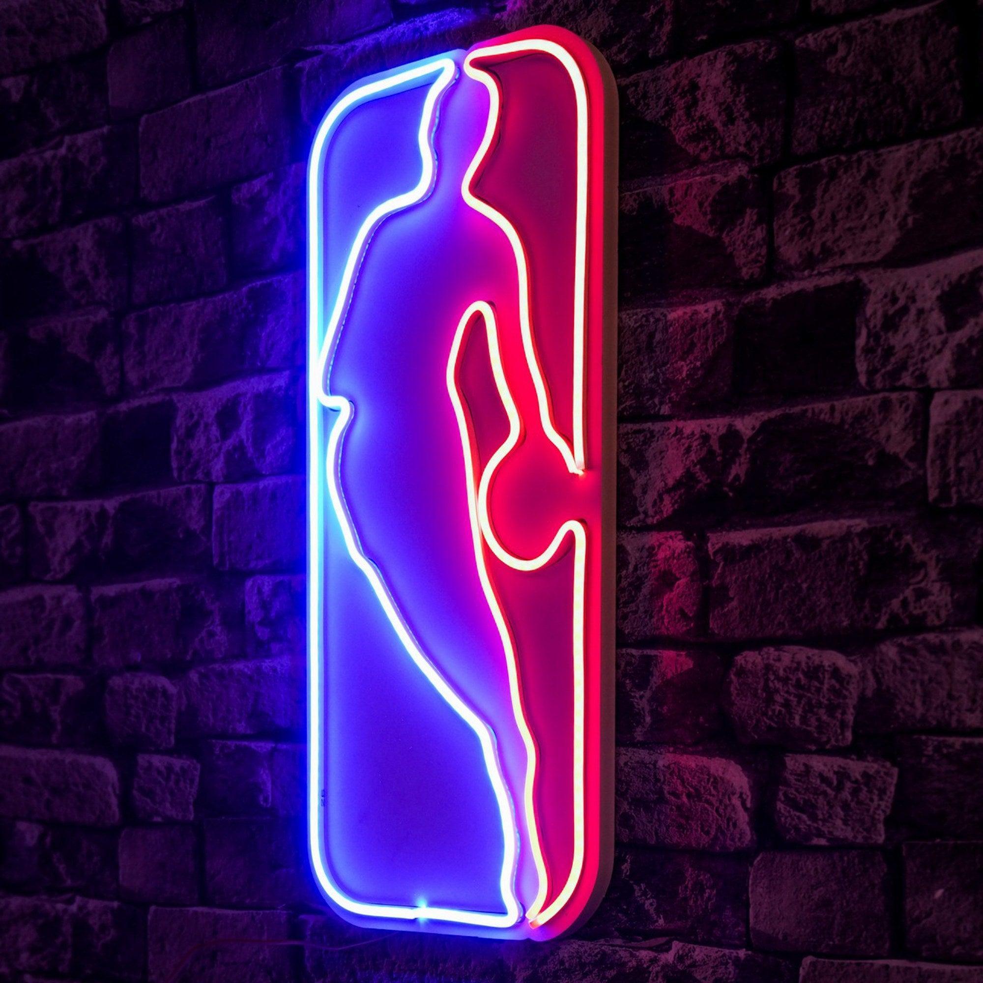 lastična zidna dekoracija s LED rasvjetom, The Logo Jerry West - Multicolor | AG-vitahome.hr
