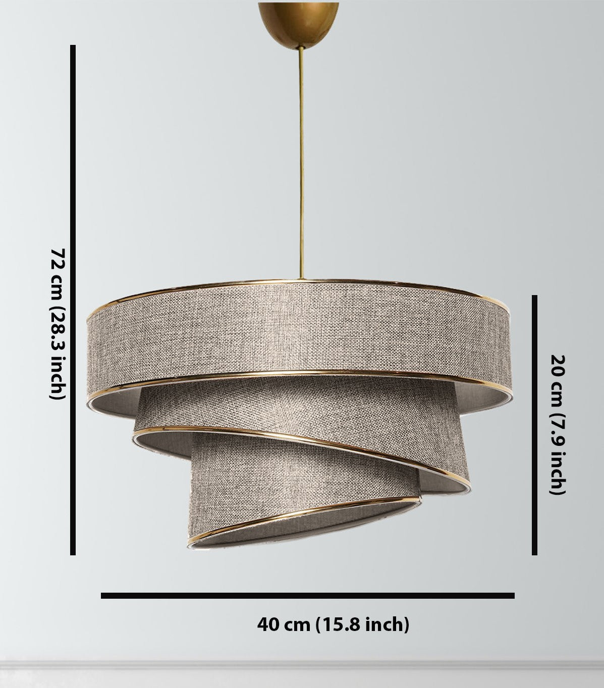Luster Couper - Beige, Gold | AG-vitahome.hr