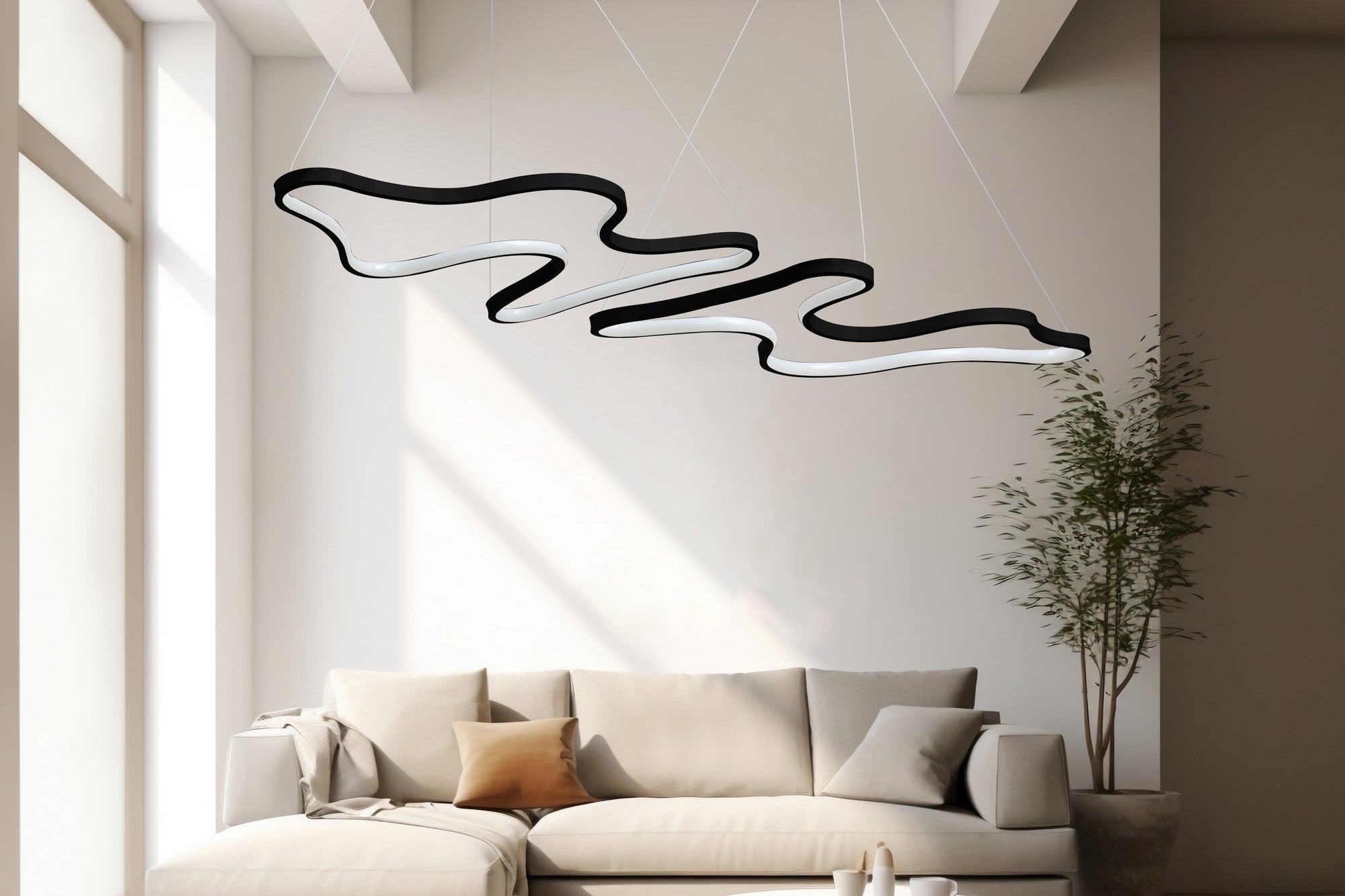 Luster Duple Artisan - Black Body, White Light | AG-vitahome.hr