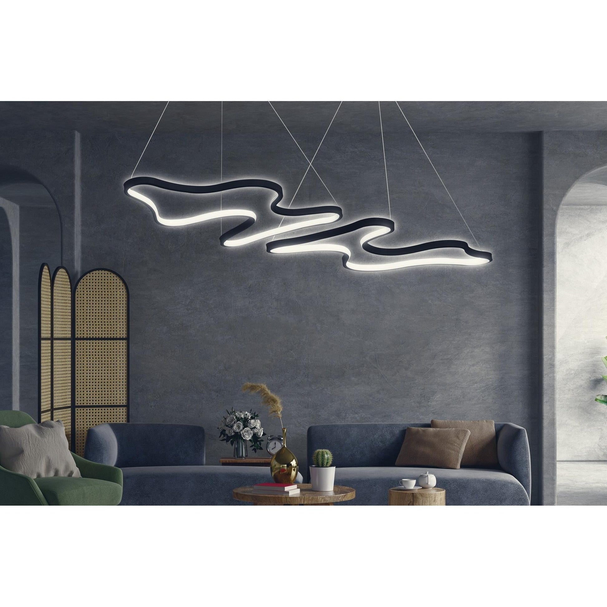 Luster Duple Artisan - Black Body, White Light | AG-vitahome.hr