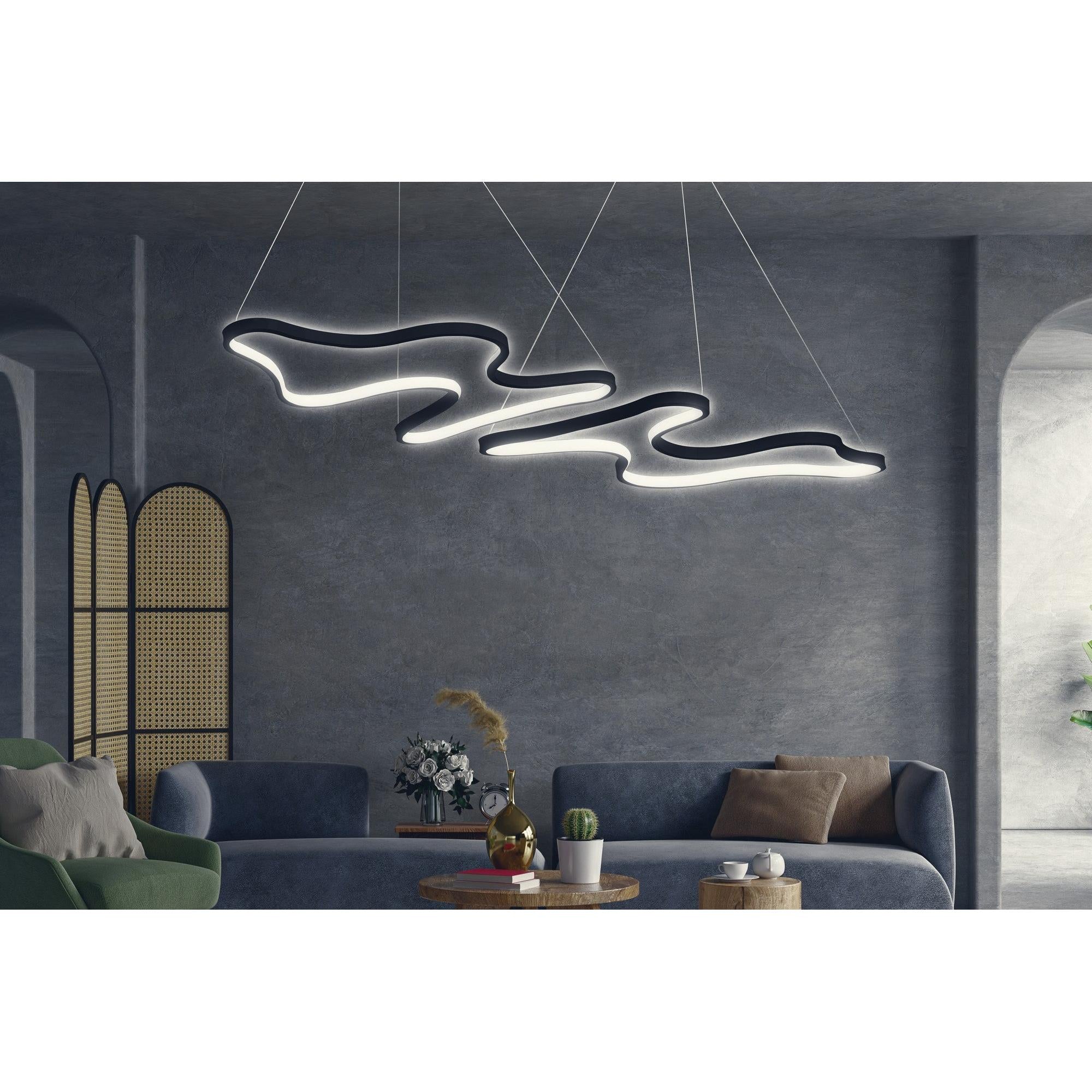 Luster Duple Artisan - Black Body, White Light | AG-vitahome.hr