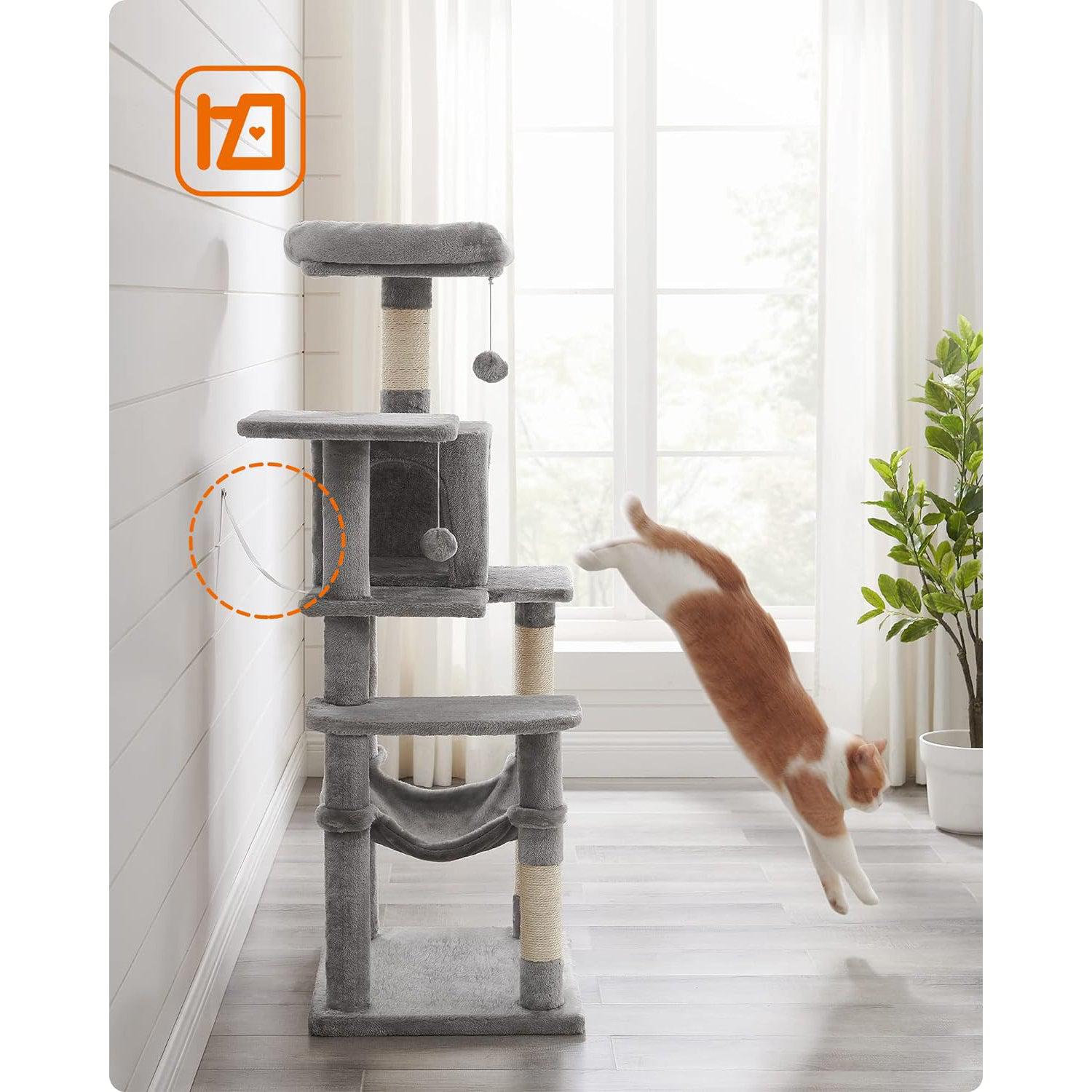 Mačje drvo, mačji toranj 143 cm, svijetlo sivo | FEANDREA | FEANDREA-vitahome.hr