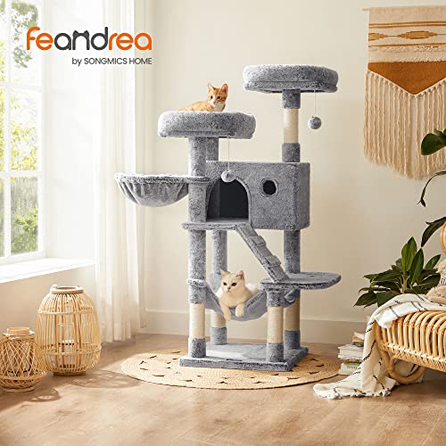 Macska kaparófa, macskatorony nagy macskáknak, ultrapuha, szürkéskék-FEANDREA-Vita Home
