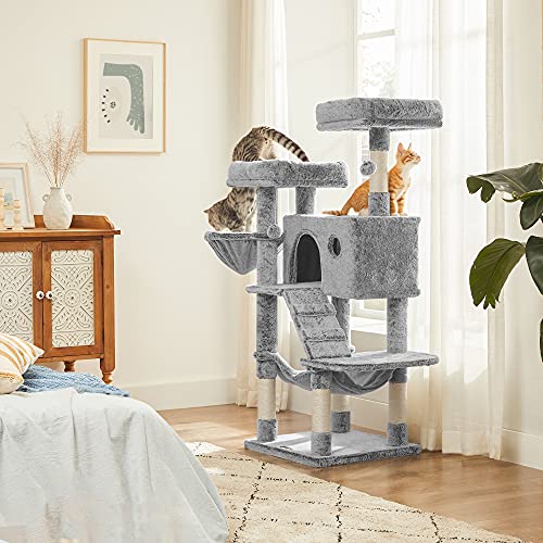Macska kaparófa, macskatorony nagy macskáknak, ultrapuha, szürkéskék-FEANDREA-Vita Home