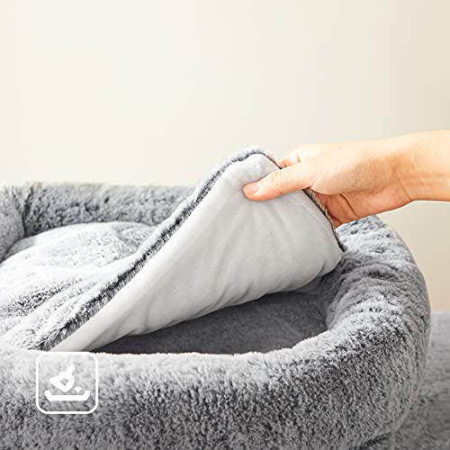 Macska kaparófa, macskatorony nagy macskáknak, ultrapuha, szürkéskék-FEANDREA-Vita Home