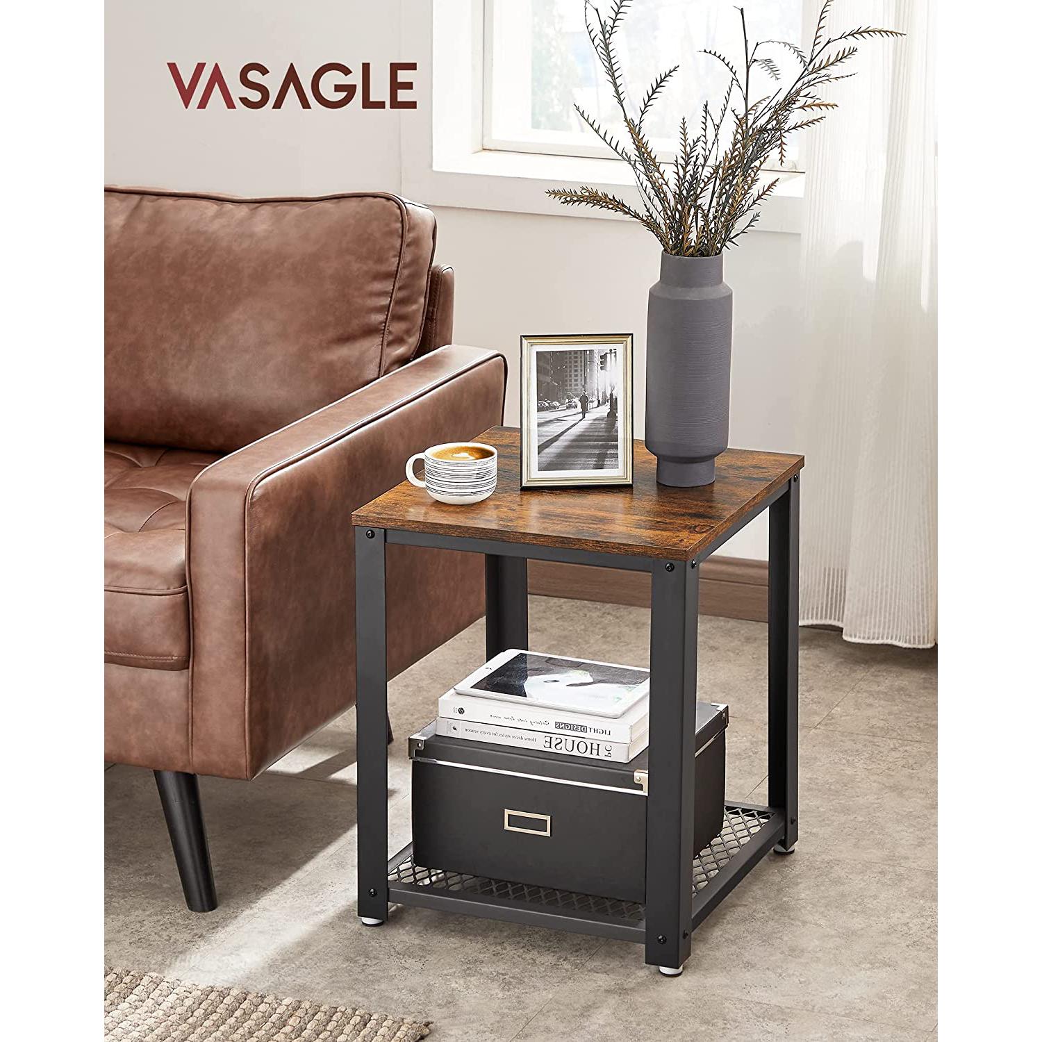 Mali rešetkasti stol, noćni ormarić 45x45x55 cm | Vasagle-vitahome.hr