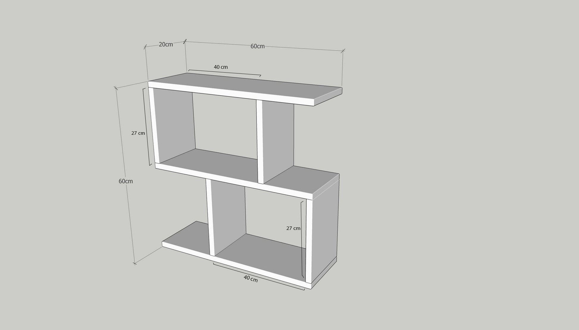 Mali stolić Life - White, Marble | AG-vitahome.hr