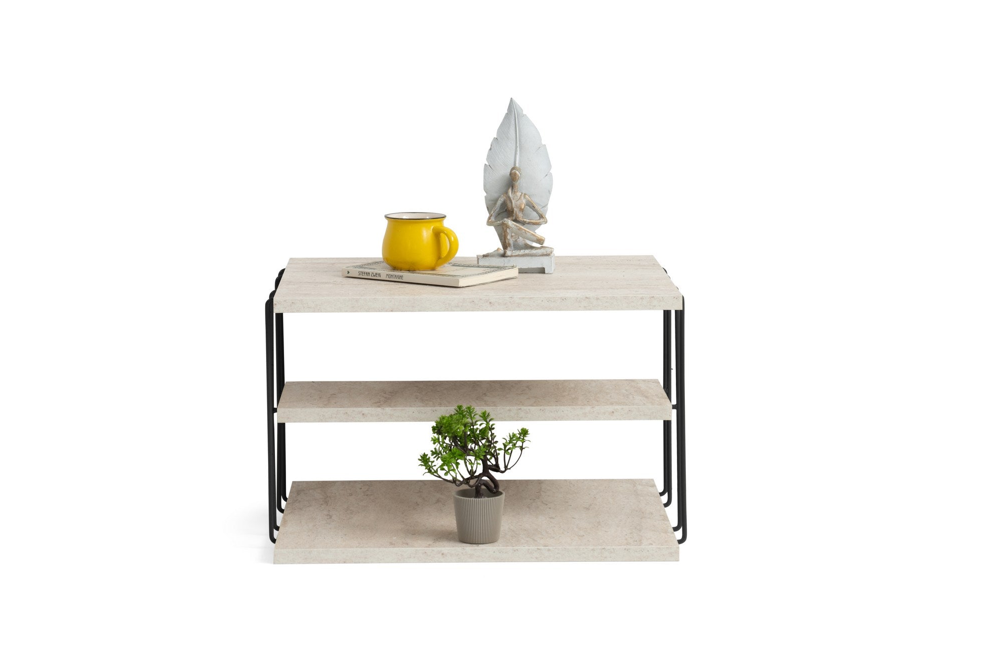 Mali stolić Lifon - Black, Travertine | AG-vitahome.hr