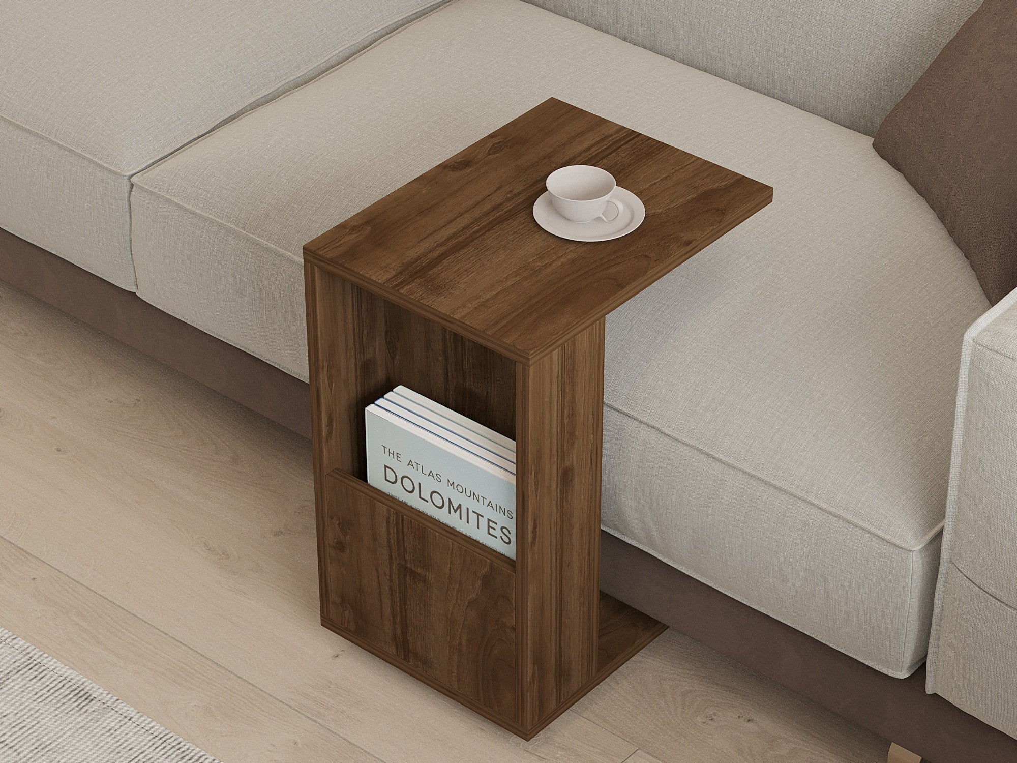Mali stolić Star - Walnut | AG-vitahome.hr