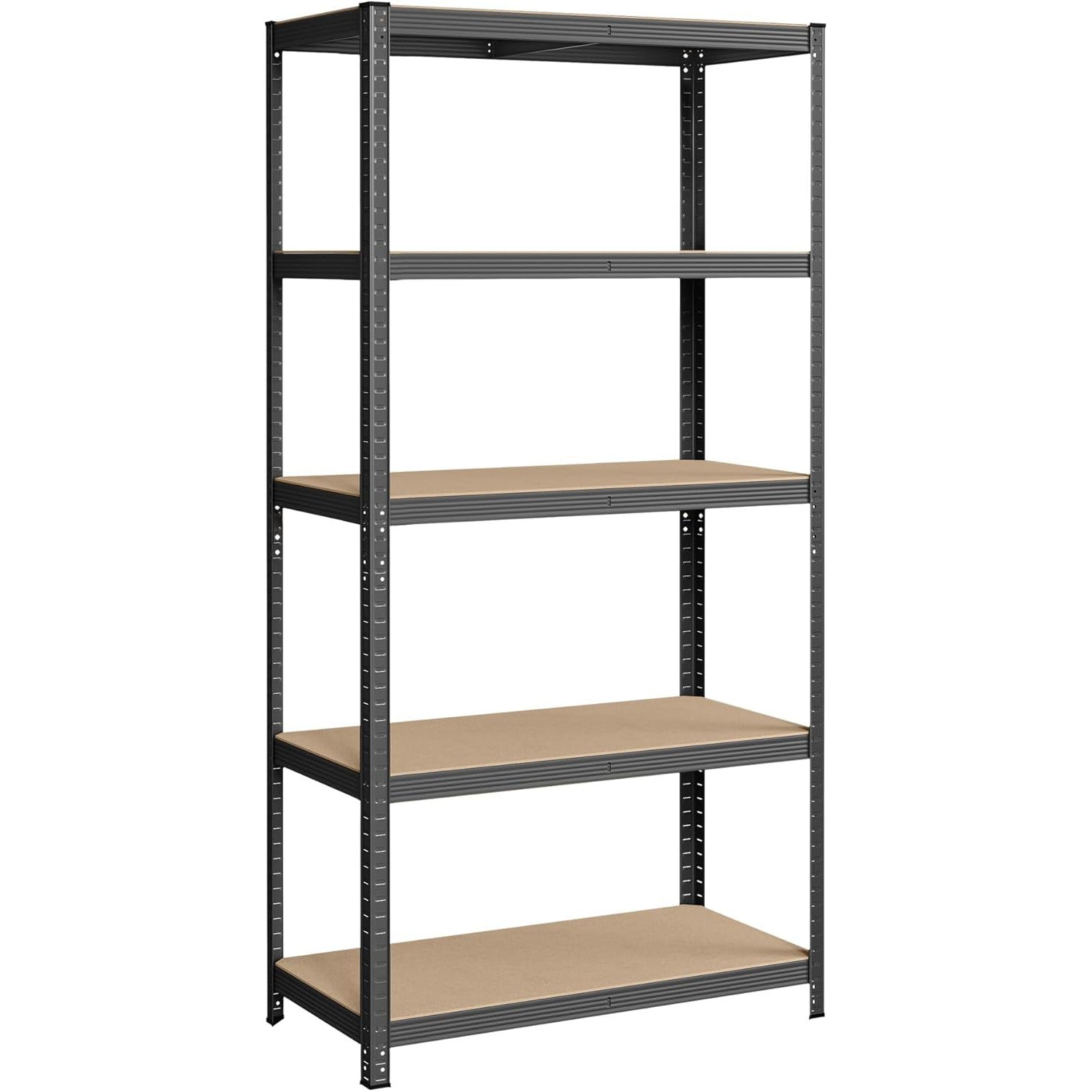 Metalna polica na 5 razina, nosivost 600 kg, 50 x 100 x 200 cm, siva | SONGMICS-vitahome.hr