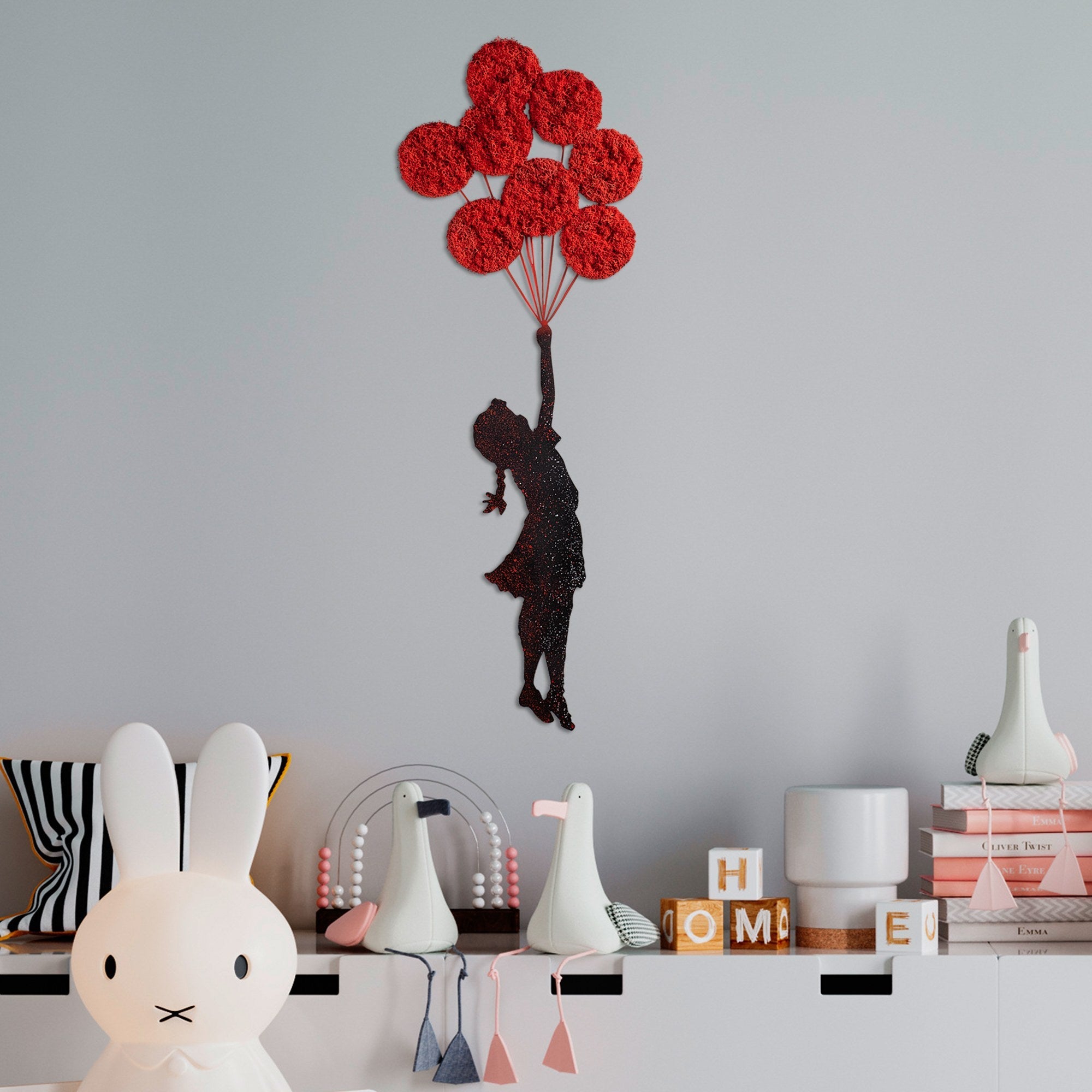 Metalna zidna dekoracija, Banksy - 11-1 | AG-vitahome.hr