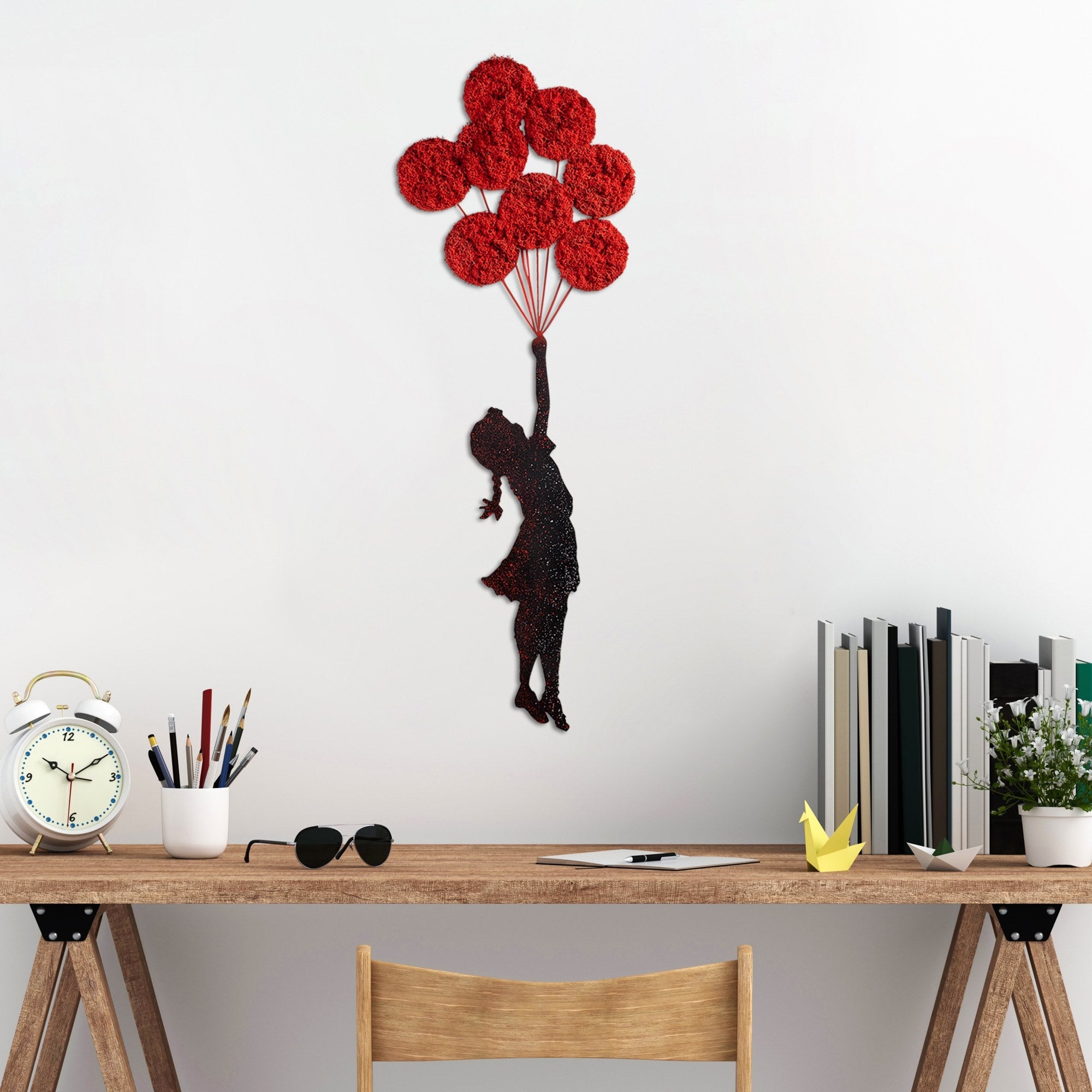 Metalna zidna dekoracija, Banksy - 11-1 | AG-vitahome.hr