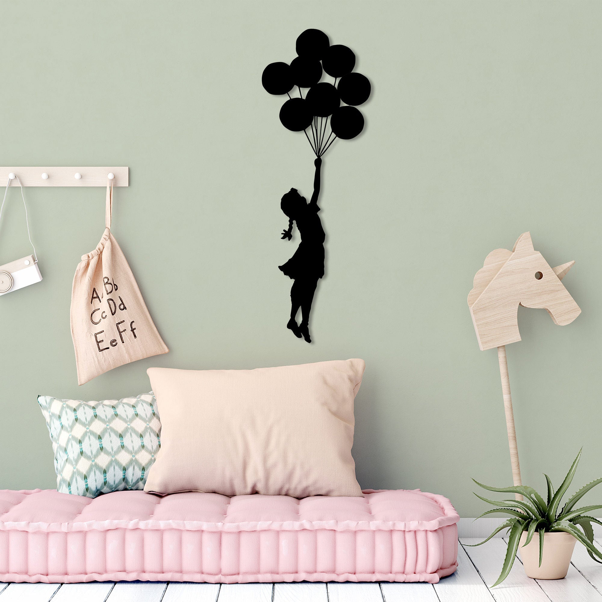Metalna zidna dekoracija, Banksy - 12 | AG-vitahome.hr
