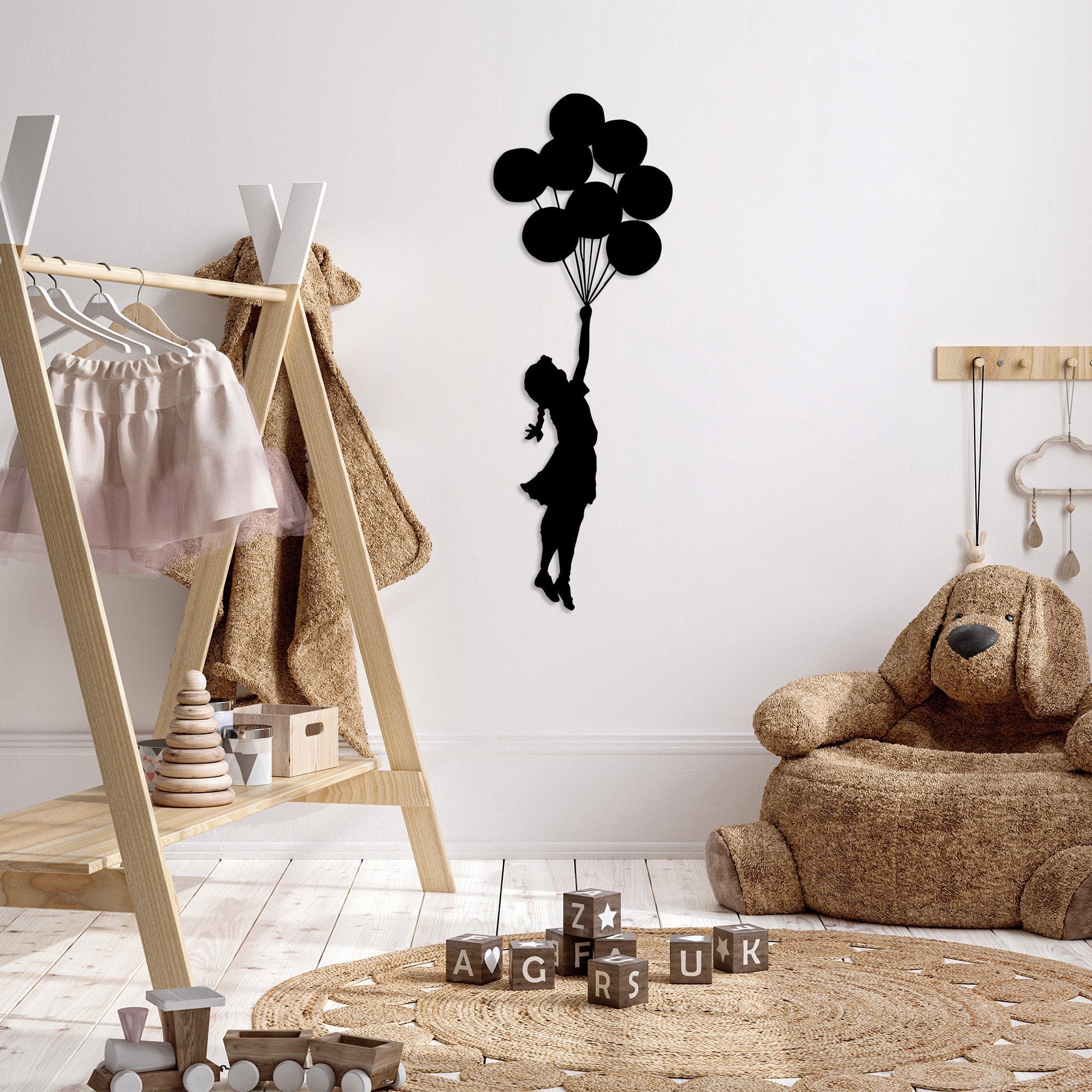 Metalna zidna dekoracija, Banksy - 12 | AG-vitahome.hr