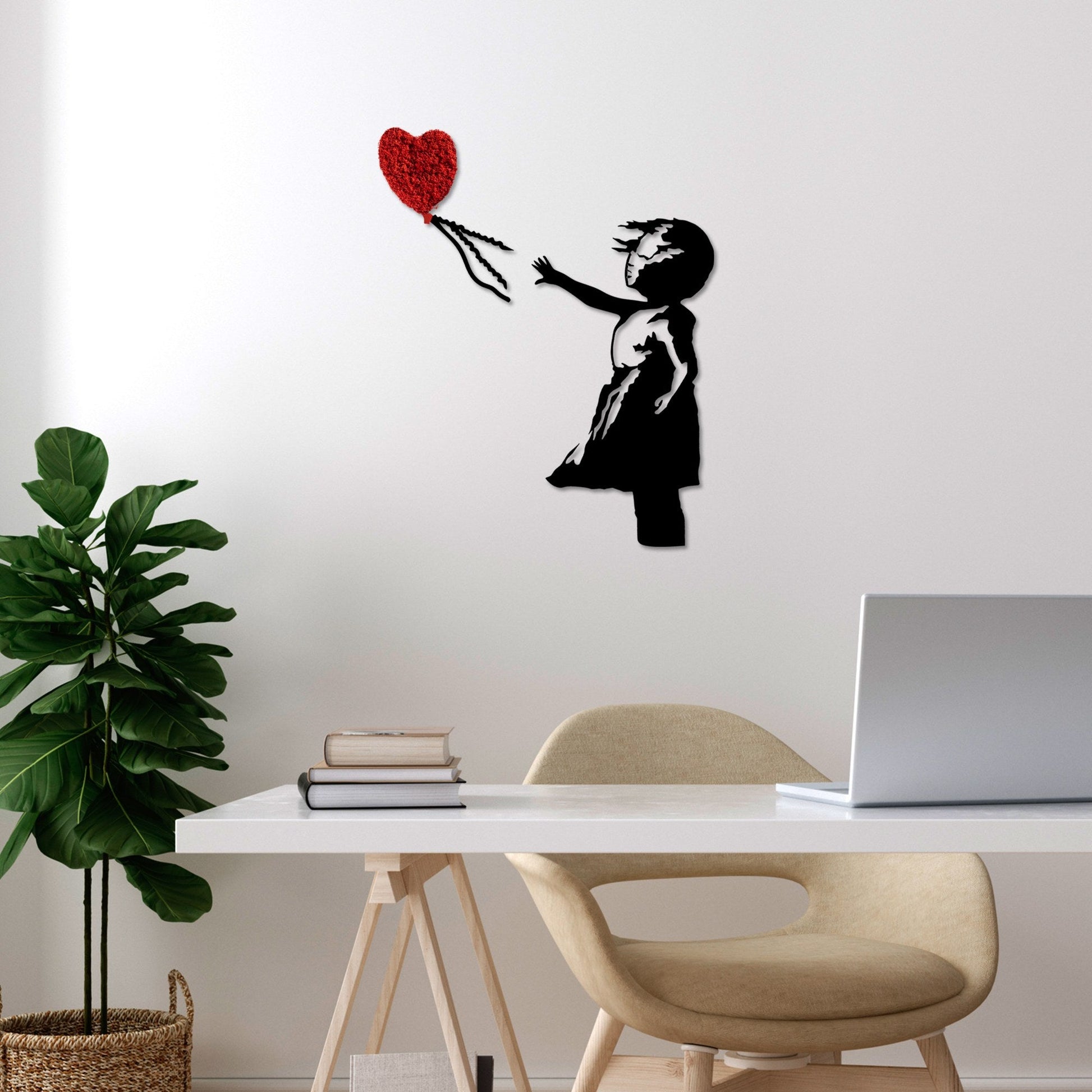 Metalna zidna dekoracija, Banksy - 13-1 | AG-vitahome.hr