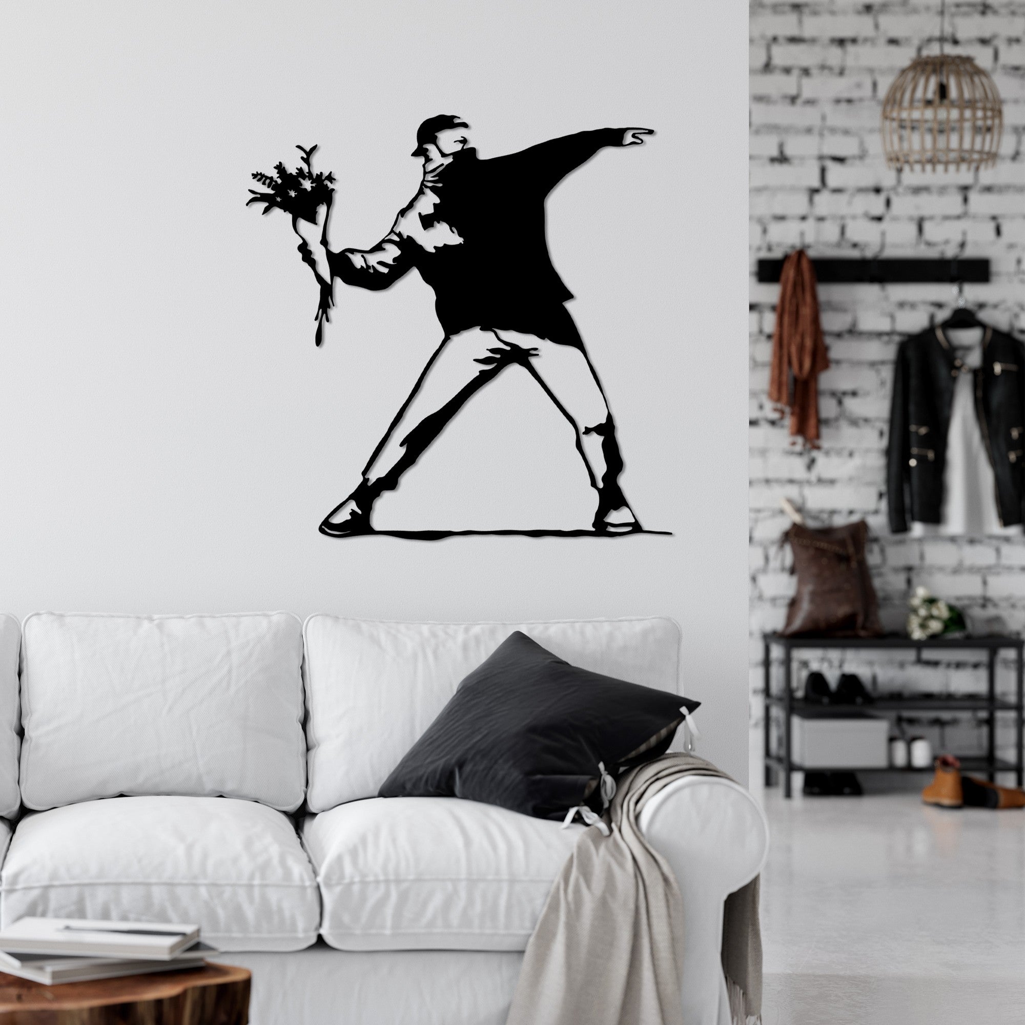 Metalna zidna dekoracija, Banksy Metal 01 | AG-vitahome.hr