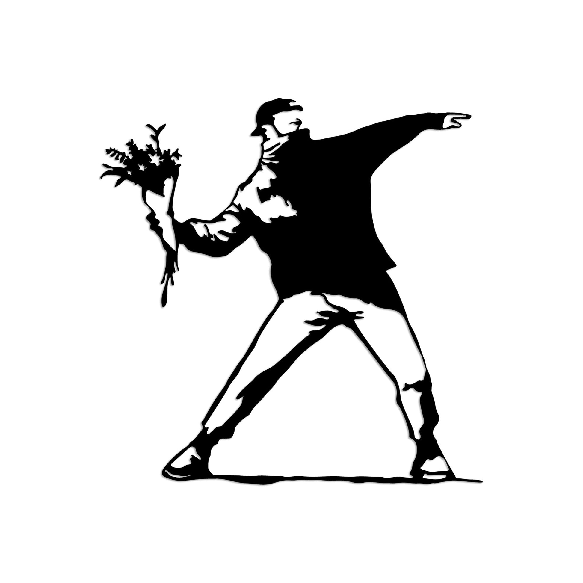 Metalna zidna dekoracija, Banksy Metal 01 | AG-vitahome.hr