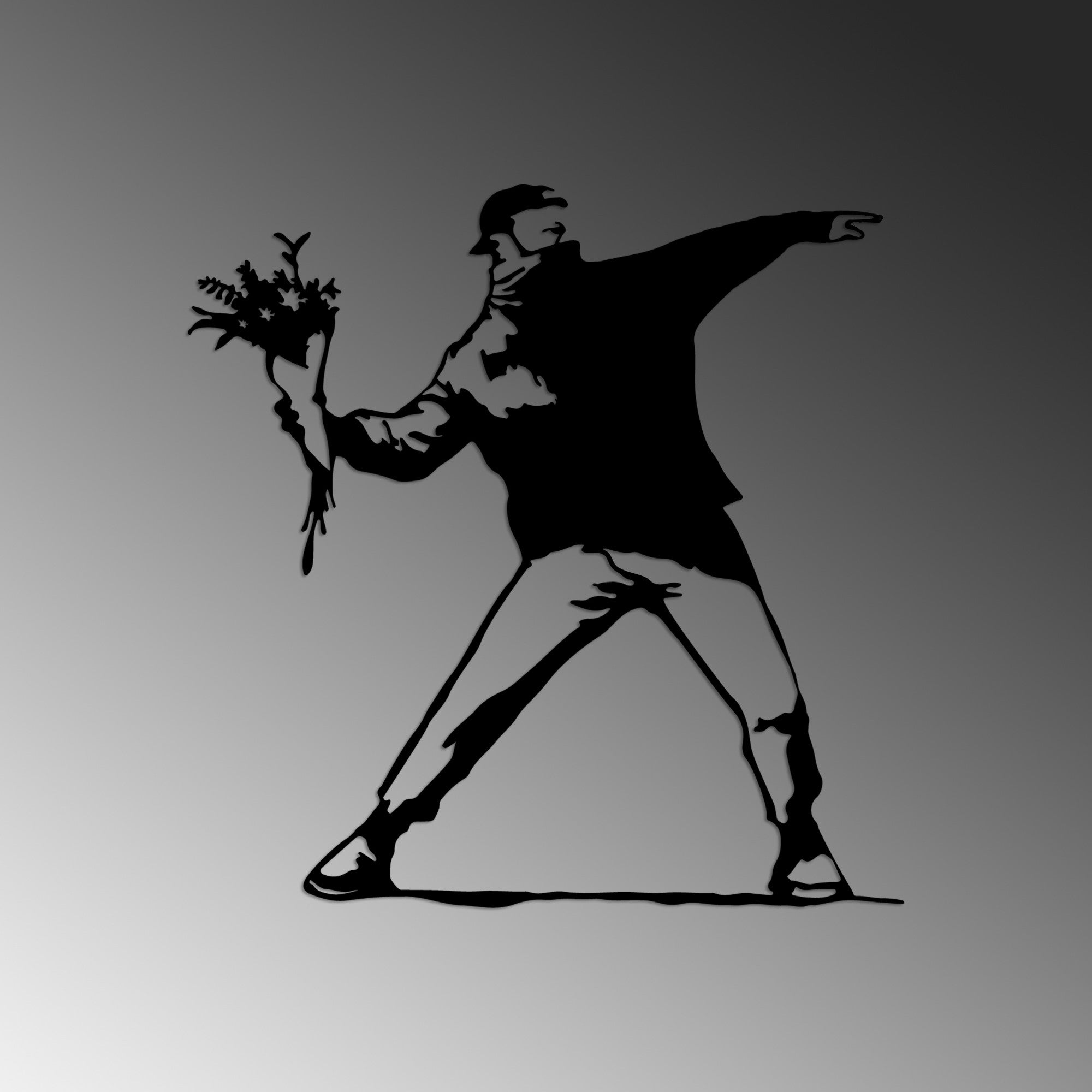 Metalna zidna dekoracija, Banksy Metal 01 | AG-vitahome.hr