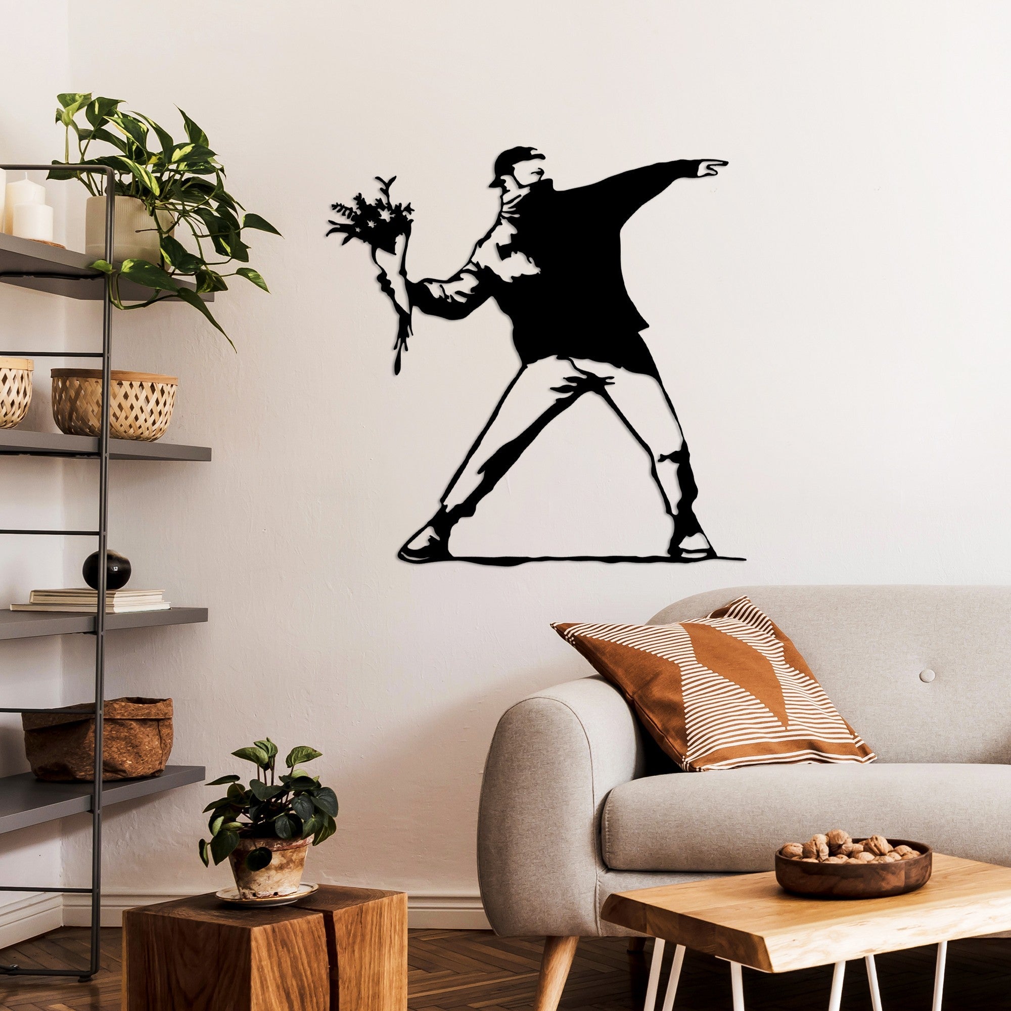 Metalna zidna dekoracija, Banksy Metal 01 | AG-vitahome.hr