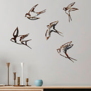 Metalna zidna dekoracija, Birds-2 | AG-vitahome.hr