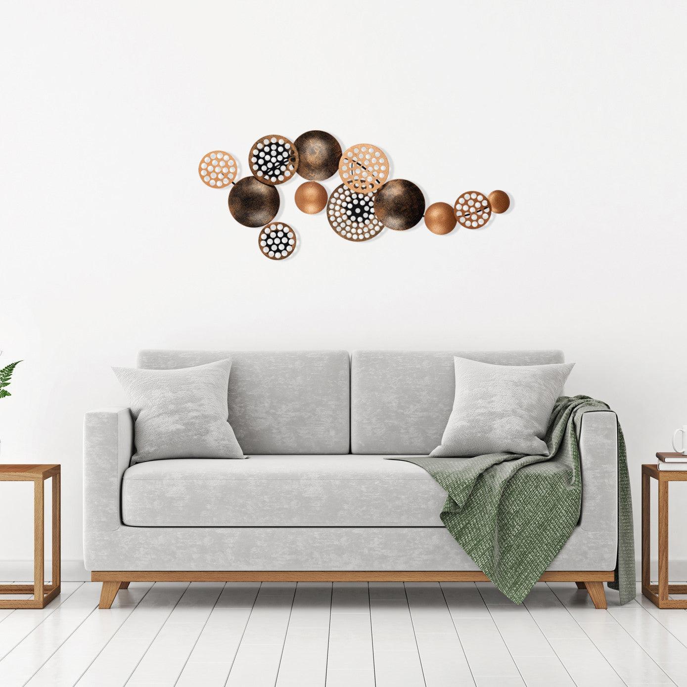 Metalna zidna dekoracija, Bronte - CH103-3 | AG-vitahome.hr