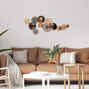 Metalna zidna dekoracija, Bronte - CH103-3 | AG-vitahome.hr