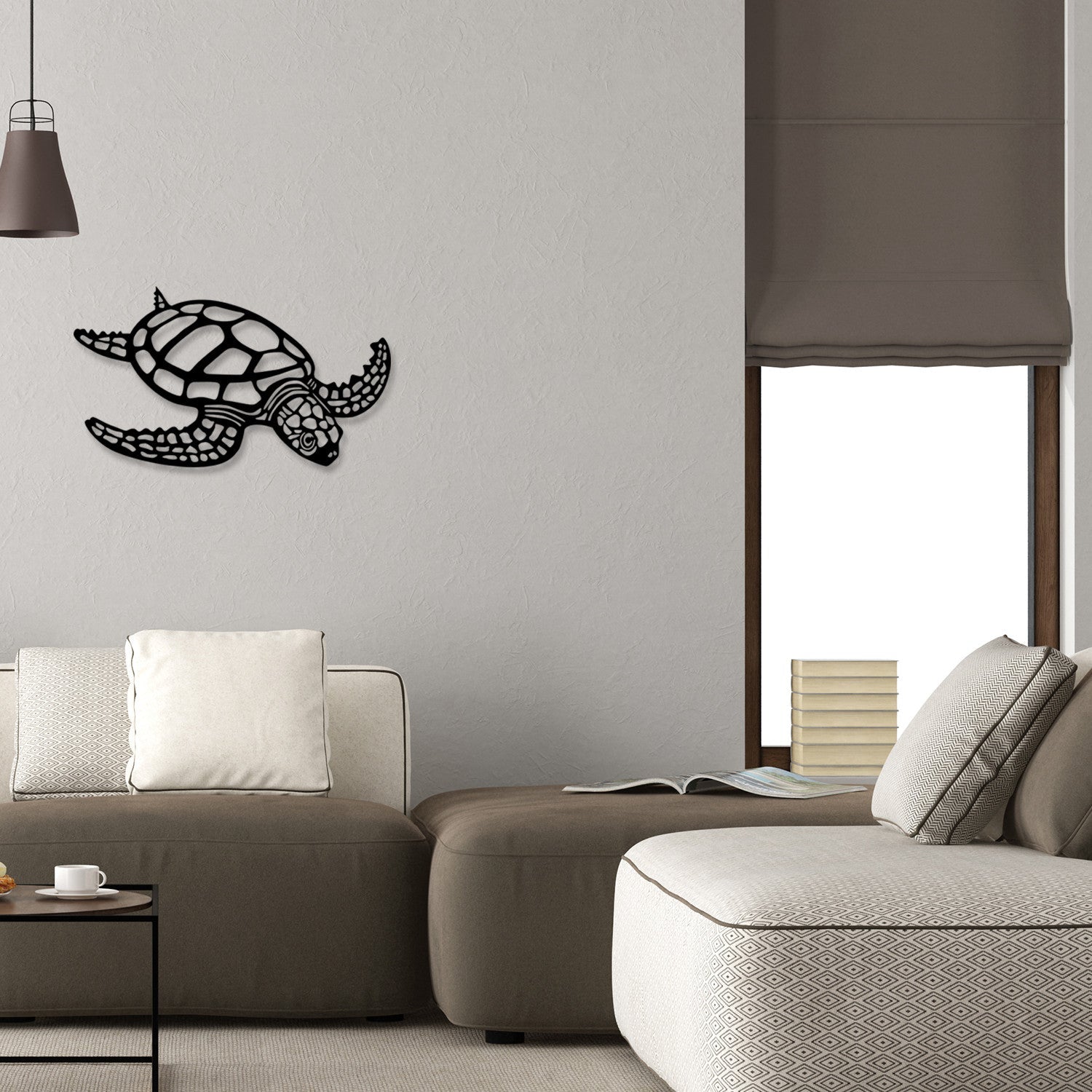 Metalna zidna dekoracija, Caretta Caretta | AG-vitahome.hr