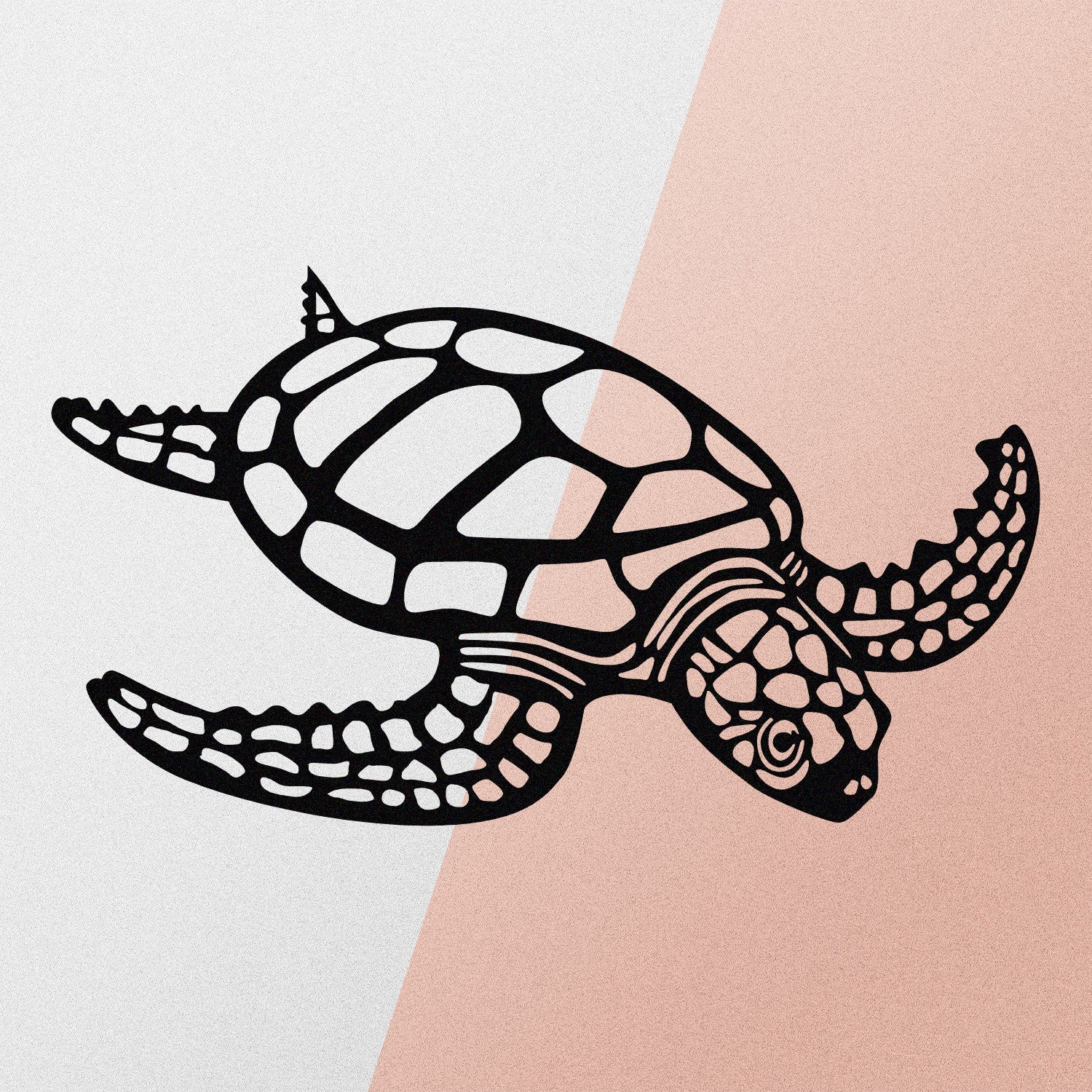 Metalna zidna dekoracija, Caretta Caretta | AG-vitahome.hr