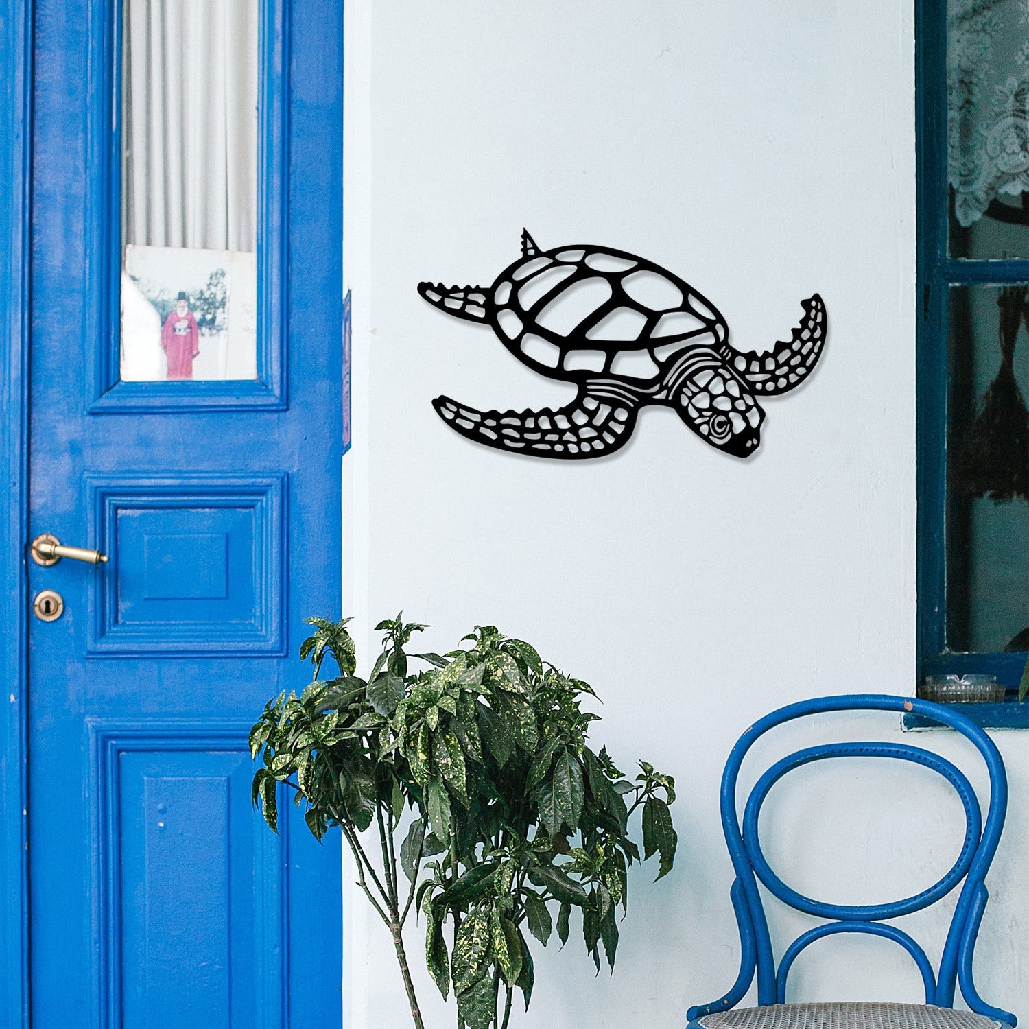 Metalna zidna dekoracija, Caretta Caretta | AG-vitahome.hr