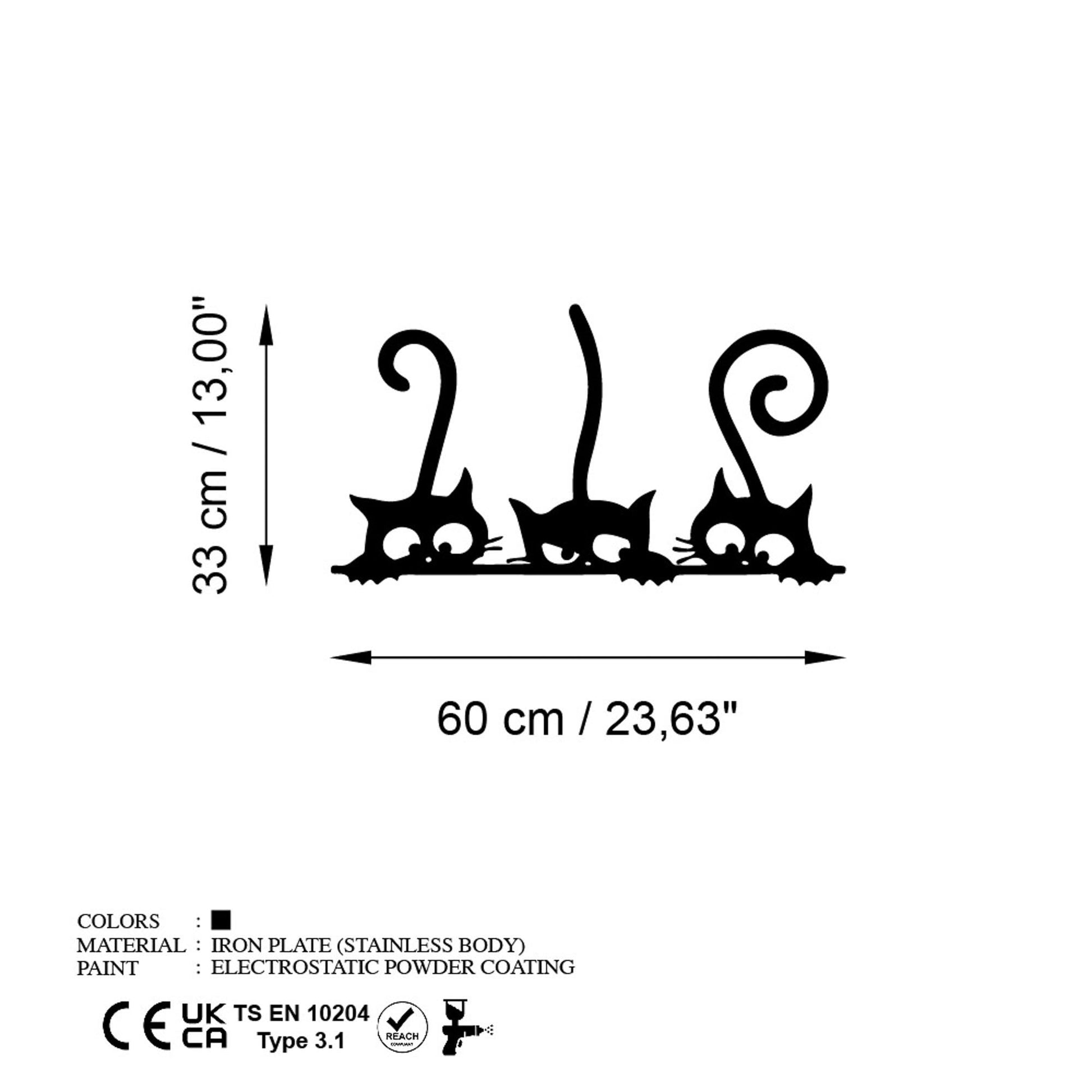Metalna zidna dekoracija, Cat 5 | AG-vitahome.hr