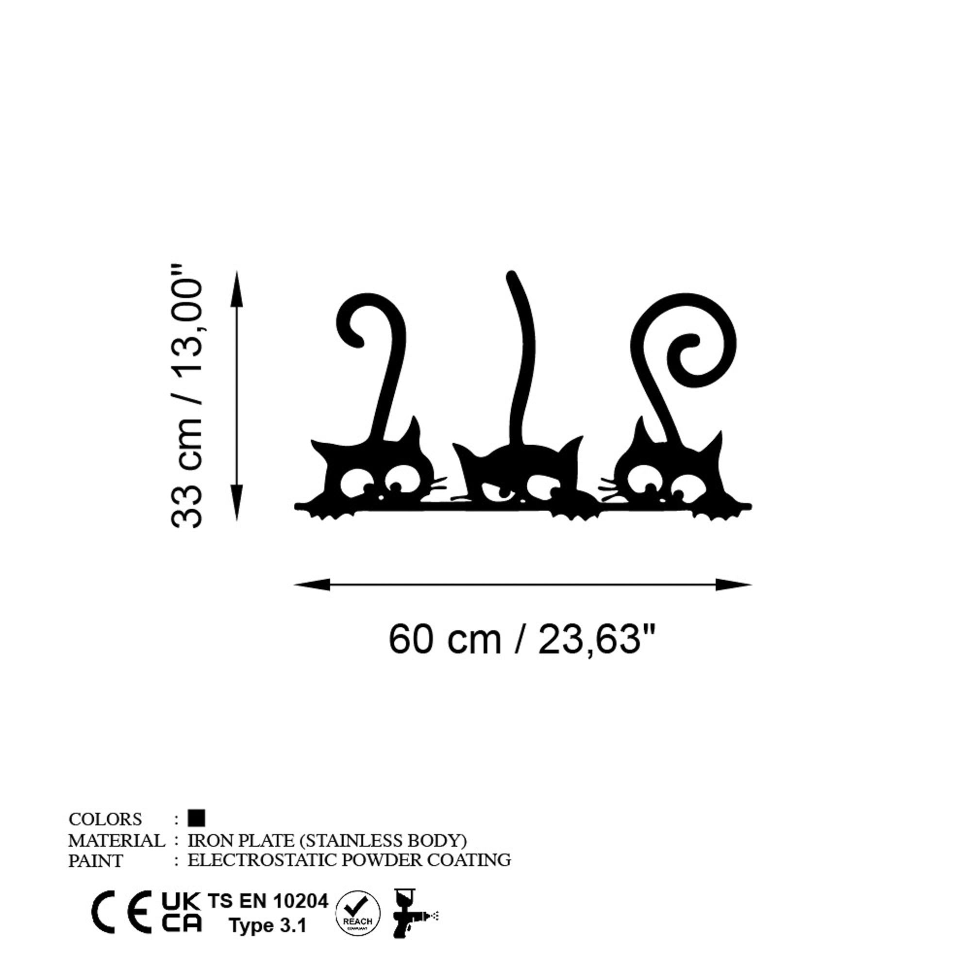 Metalna zidna dekoracija, Cat 5 | AG-vitahome.hr