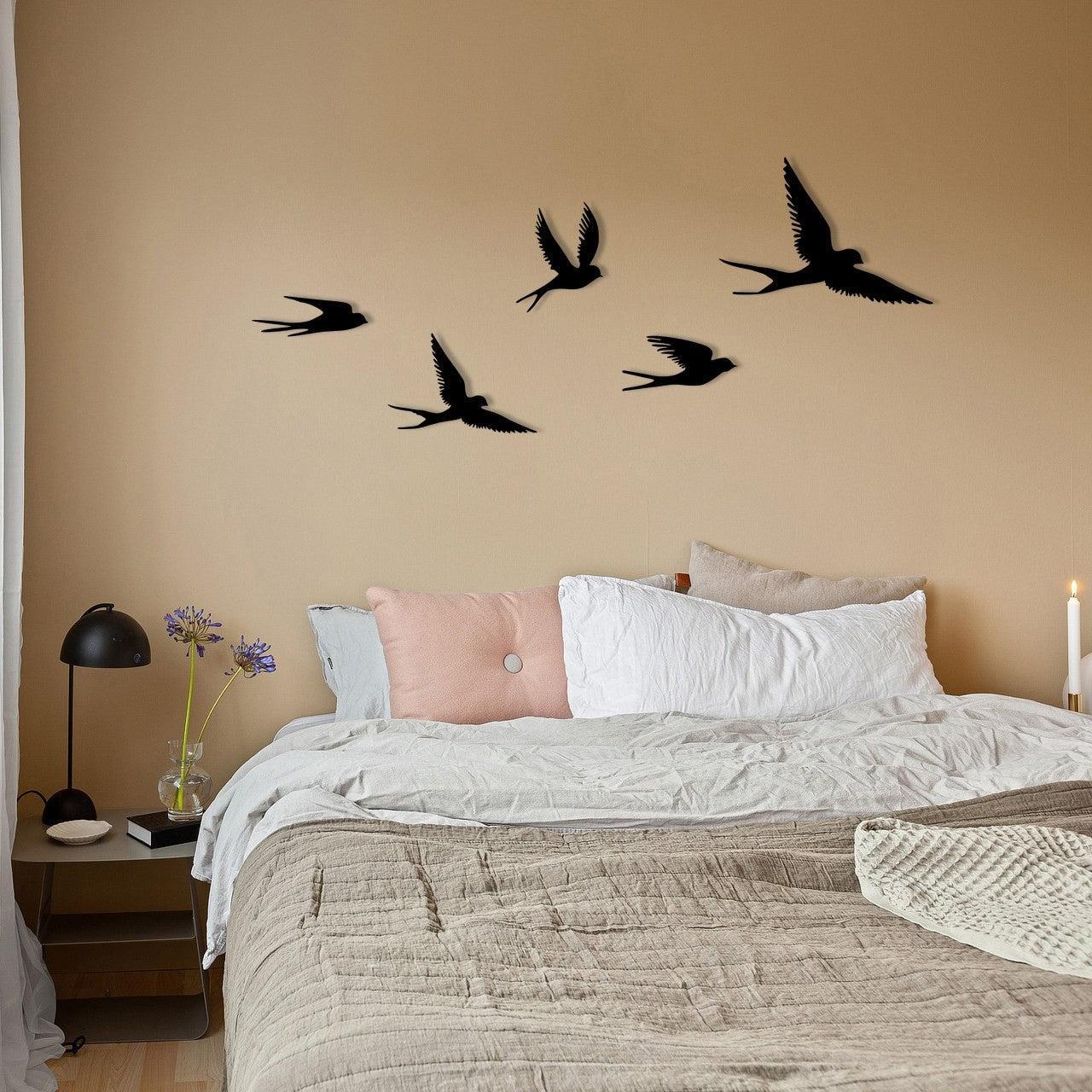 Metalna zidna dekoracija, Crow | AG-vitahome.hr