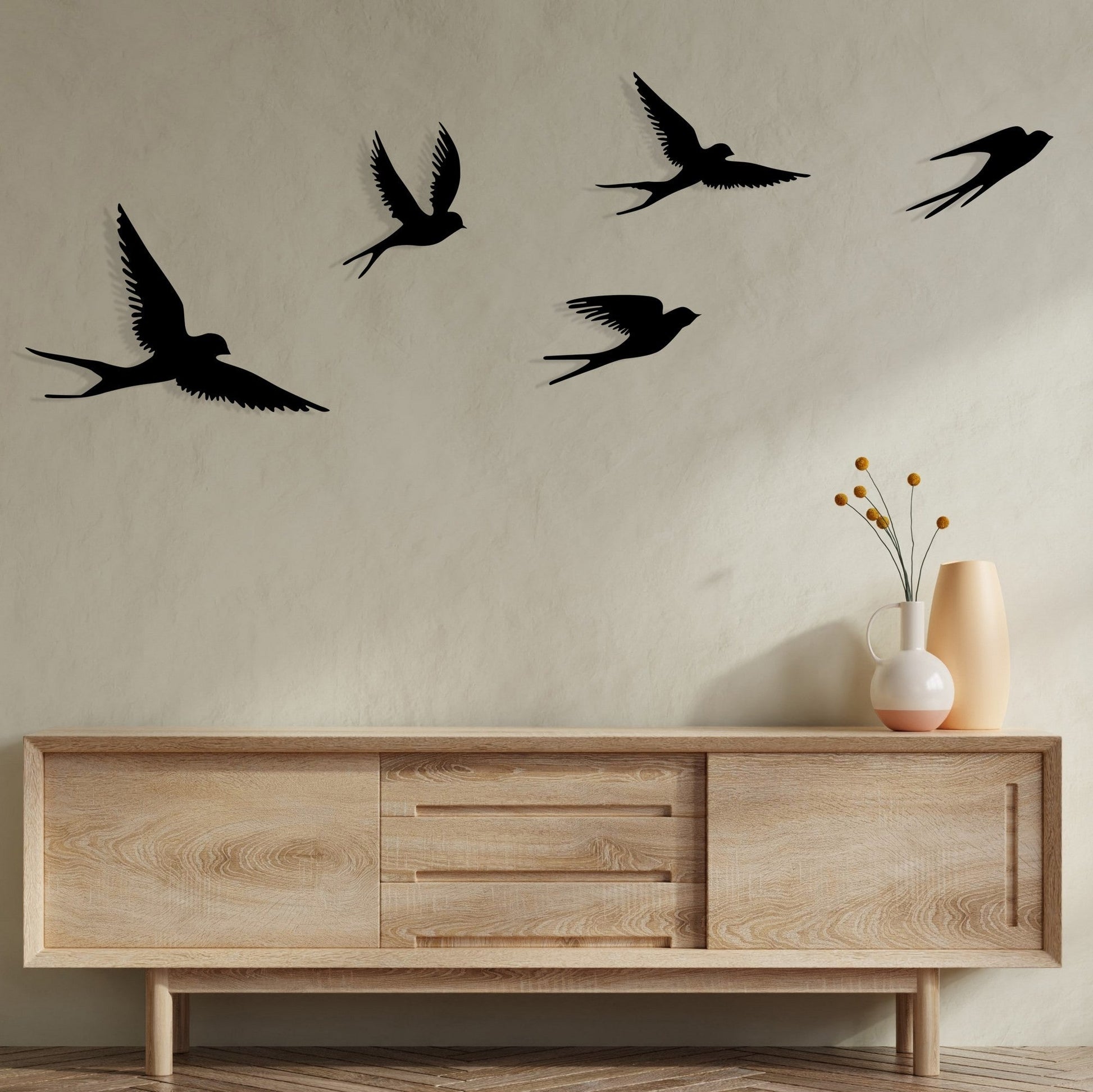 Metalna zidna dekoracija, Crow | AG-vitahome.hr