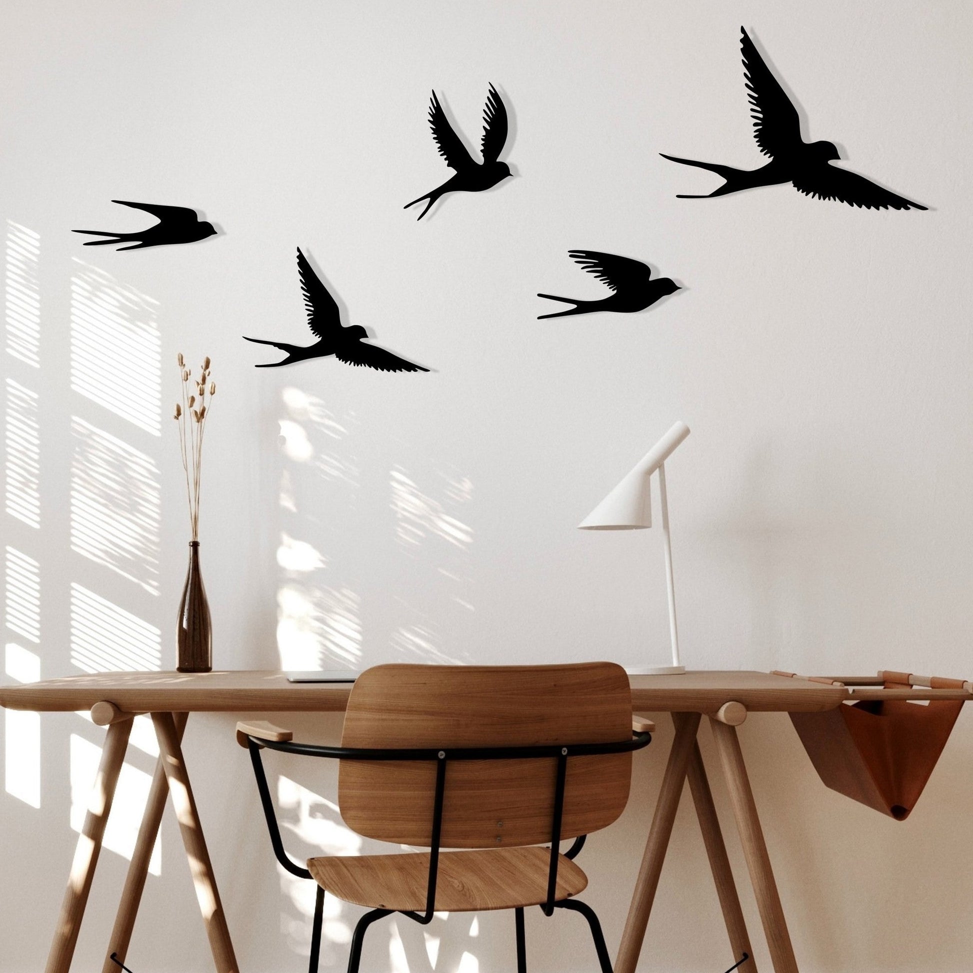 Metalna zidna dekoracija, Crow | AG-vitahome.hr