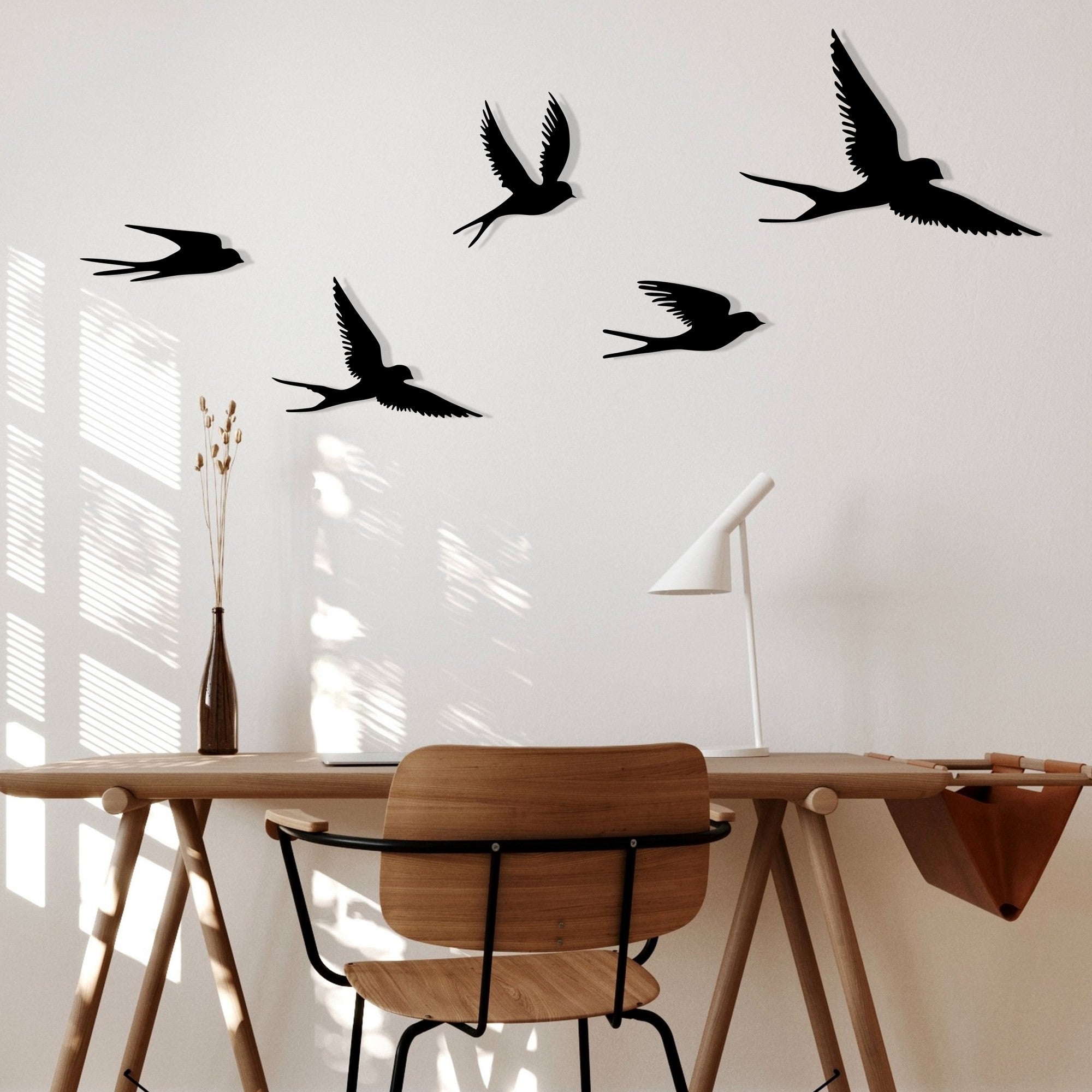 Metalna zidna dekoracija, Crow | AG-vitahome.hr