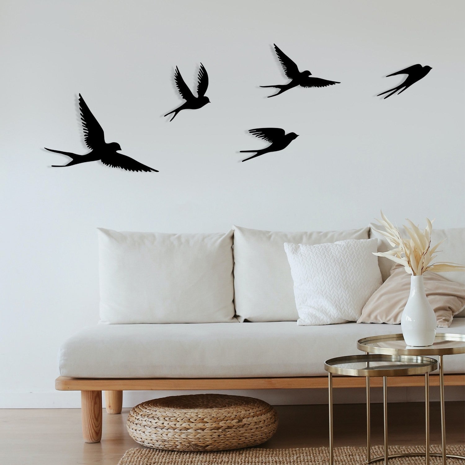 Metalna zidna dekoracija, Crow | AG-vitahome.hr
