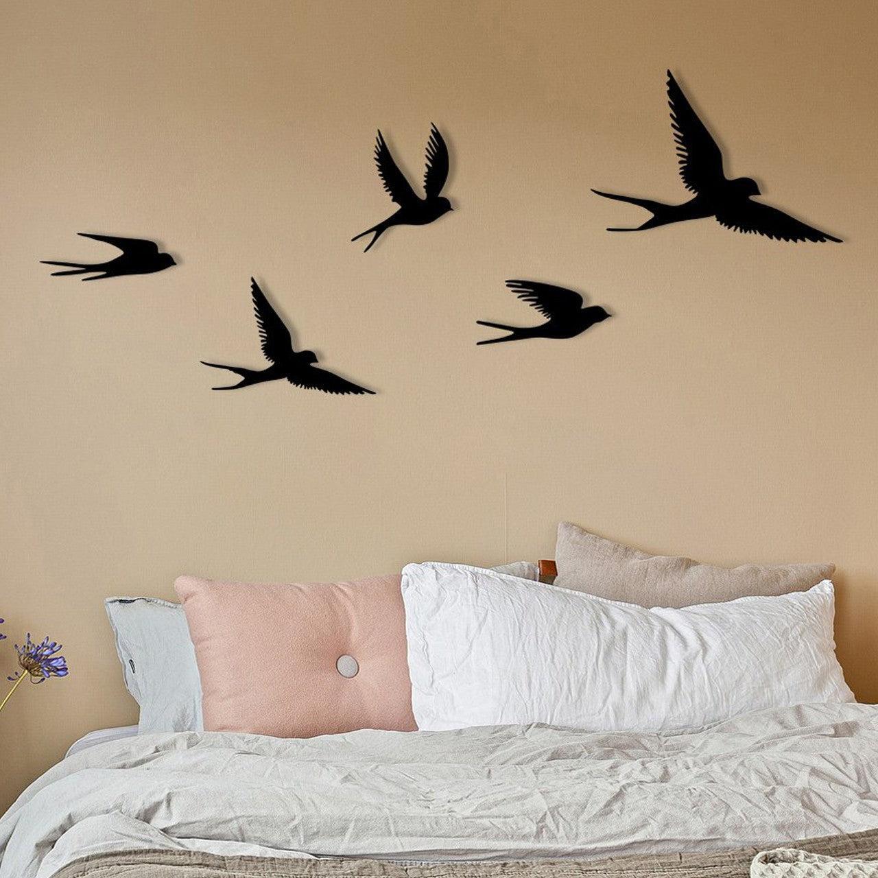 Metalna zidna dekoracija, Crow | AG-vitahome.hr