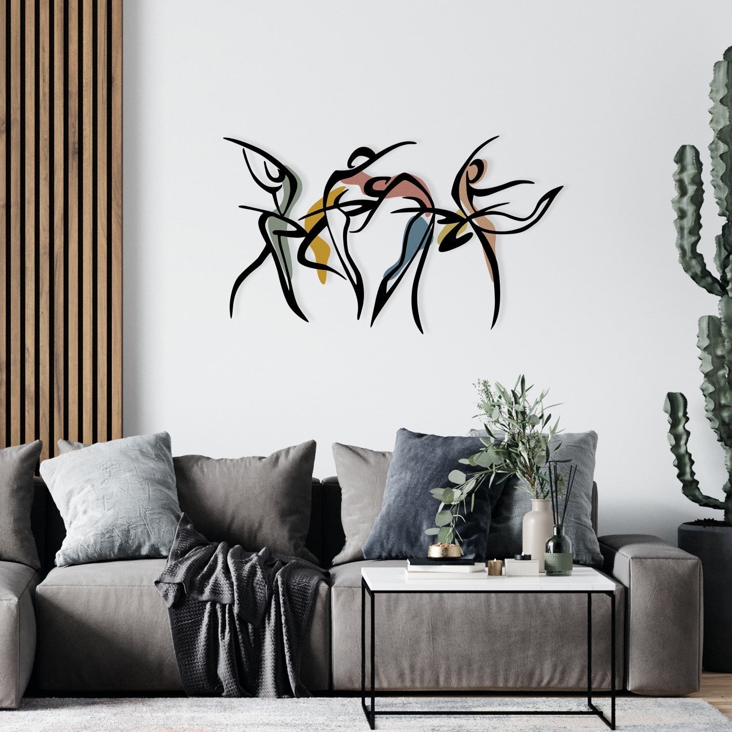 Metalna zidna dekoracija, Dance M | AG-vitahome.hr