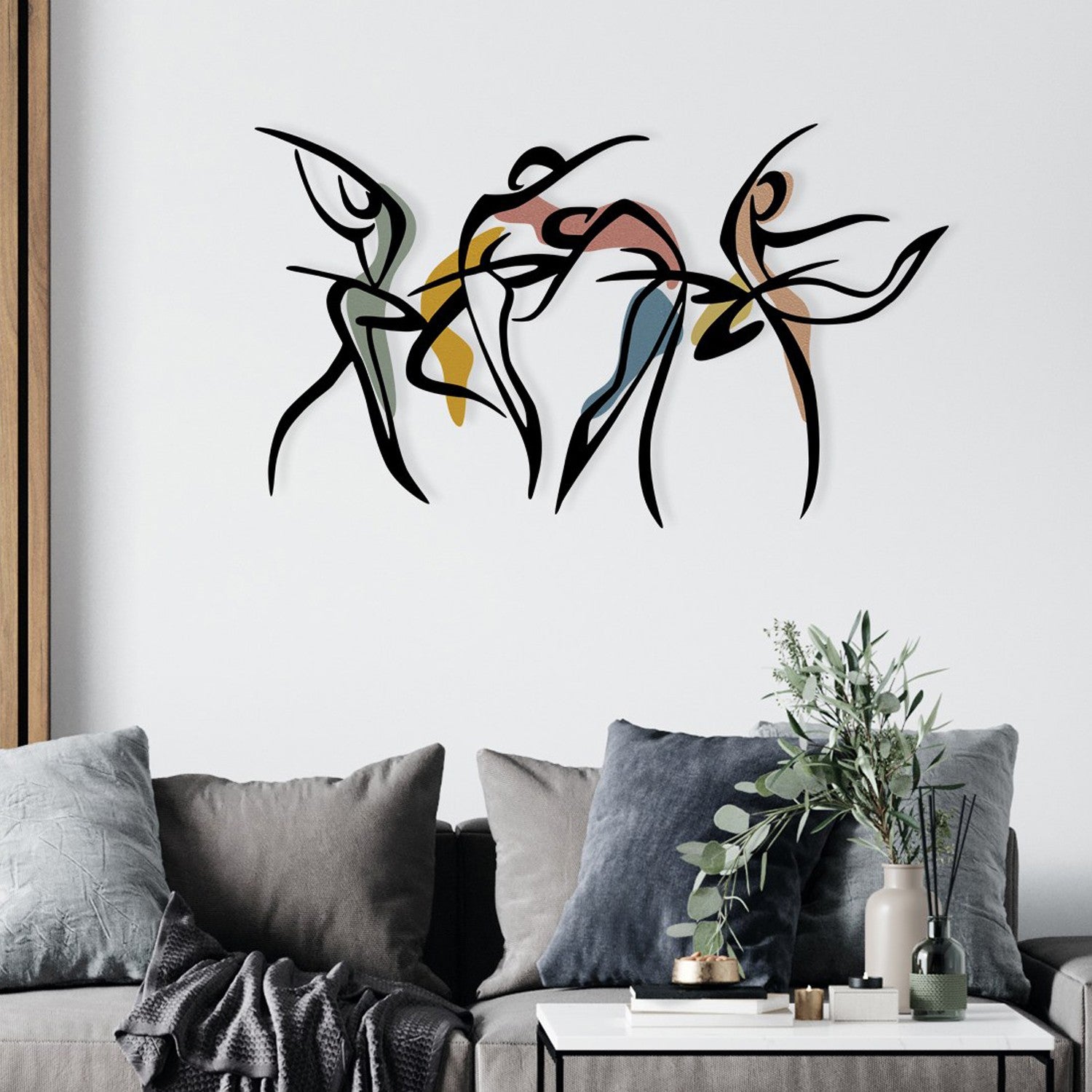 Metalna zidna dekoracija, Dance M | AG-vitahome.hr