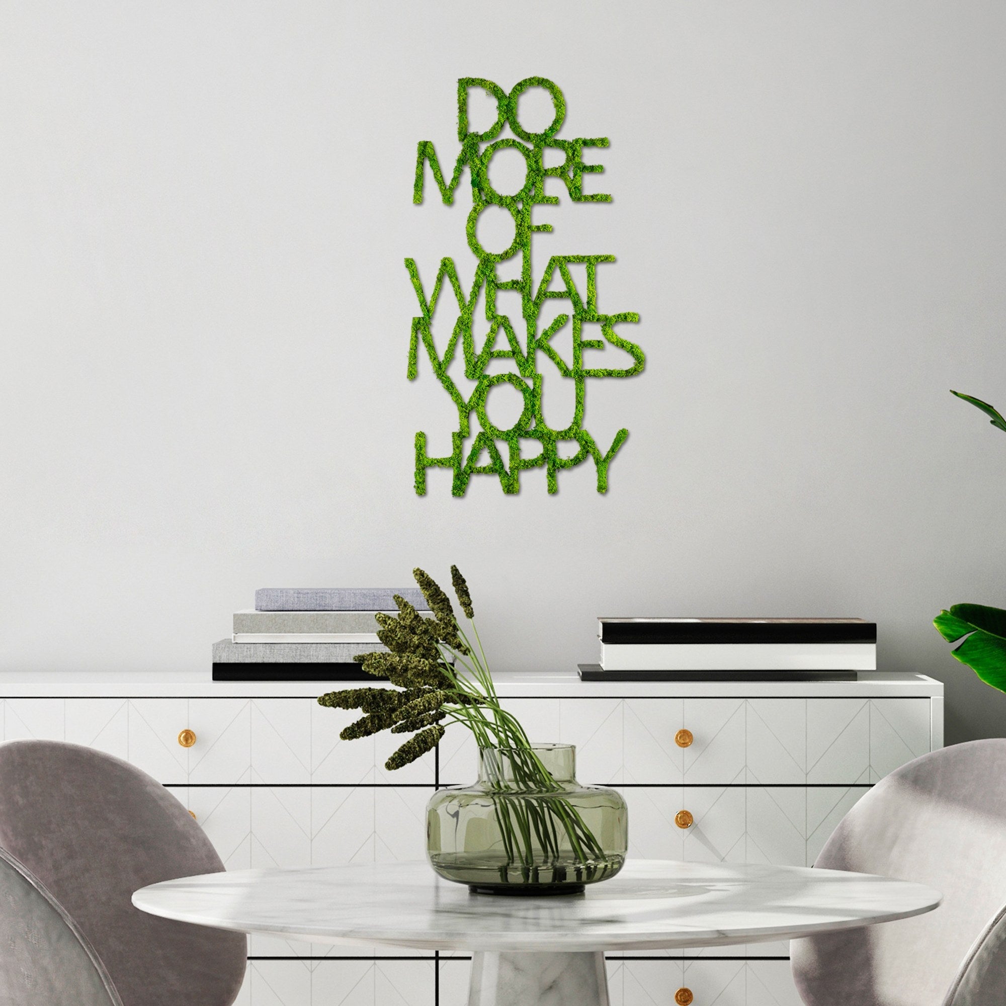 Metalna zidna dekoracija, Do More Of What Makes You Happy | AG-vitahome.hr