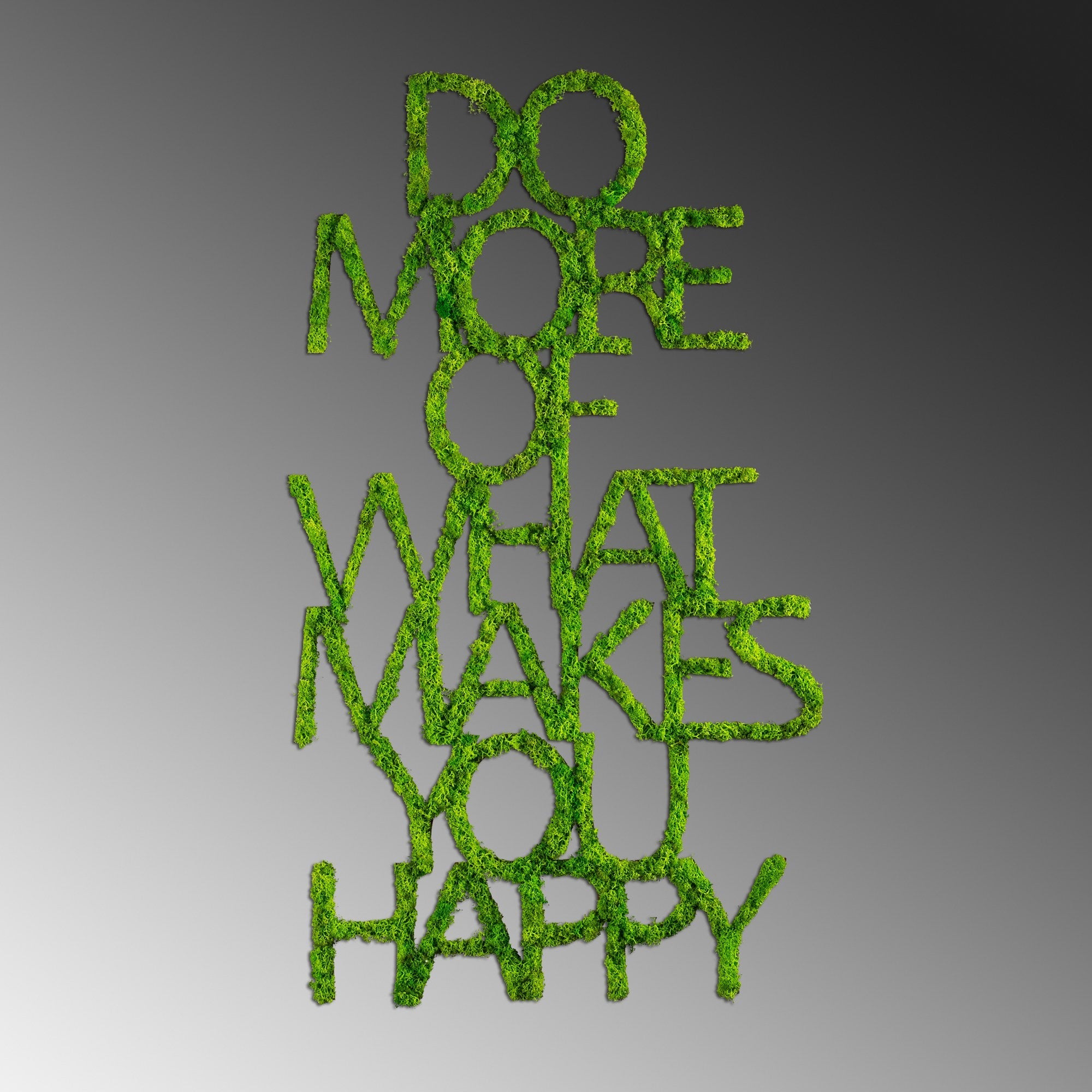 Metalna zidna dekoracija, Do More Of What Makes You Happy | AG-vitahome.hr