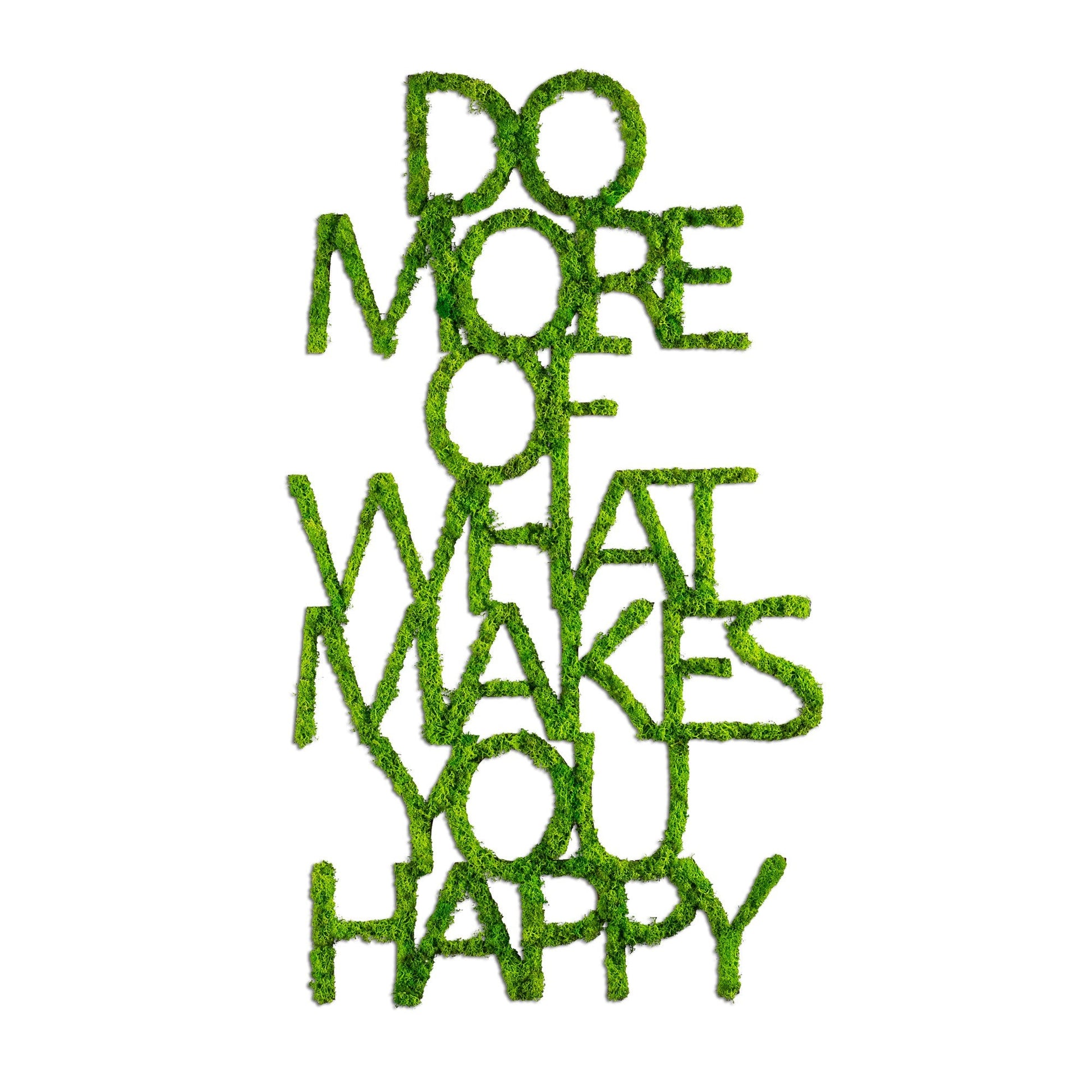 Metalna zidna dekoracija, Do More Of What Makes You Happy | AG-vitahome.hr