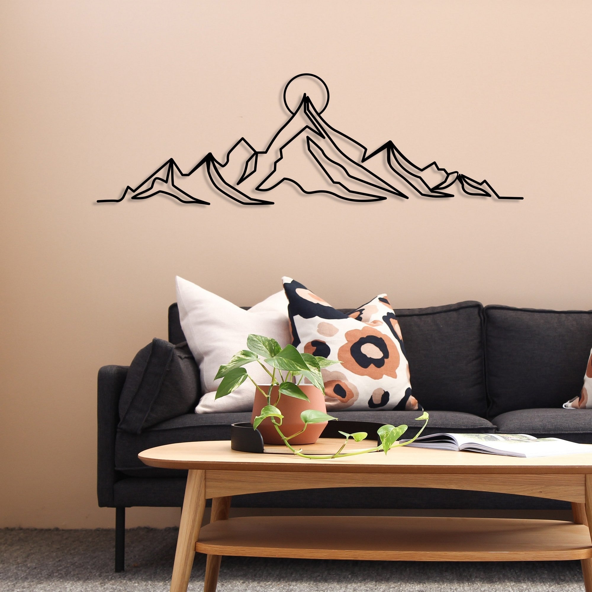 Metalna zidna dekoracija, Everest | AG-vitahome.hr