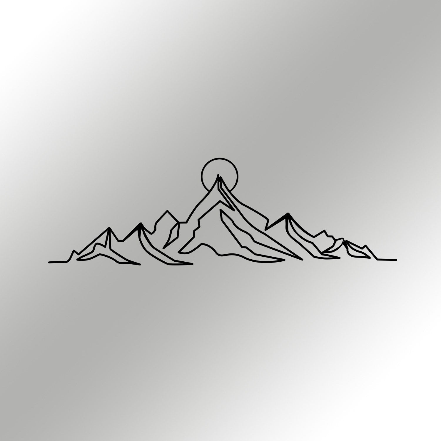 Metalna zidna dekoracija, Everest | AG-vitahome.hr