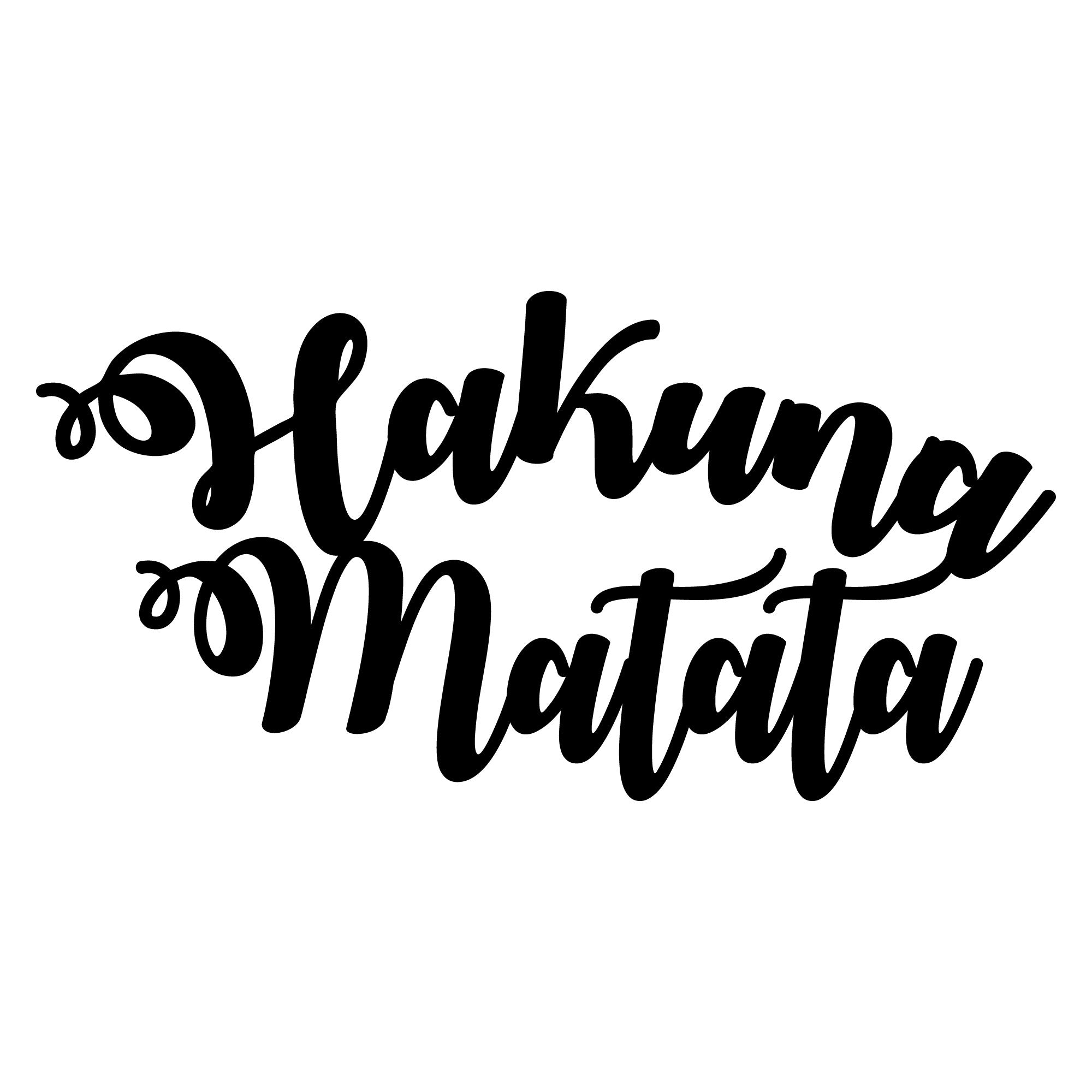 Metalna zidna dekoracija, Hakuna Matata | AG-vitahome.hr
