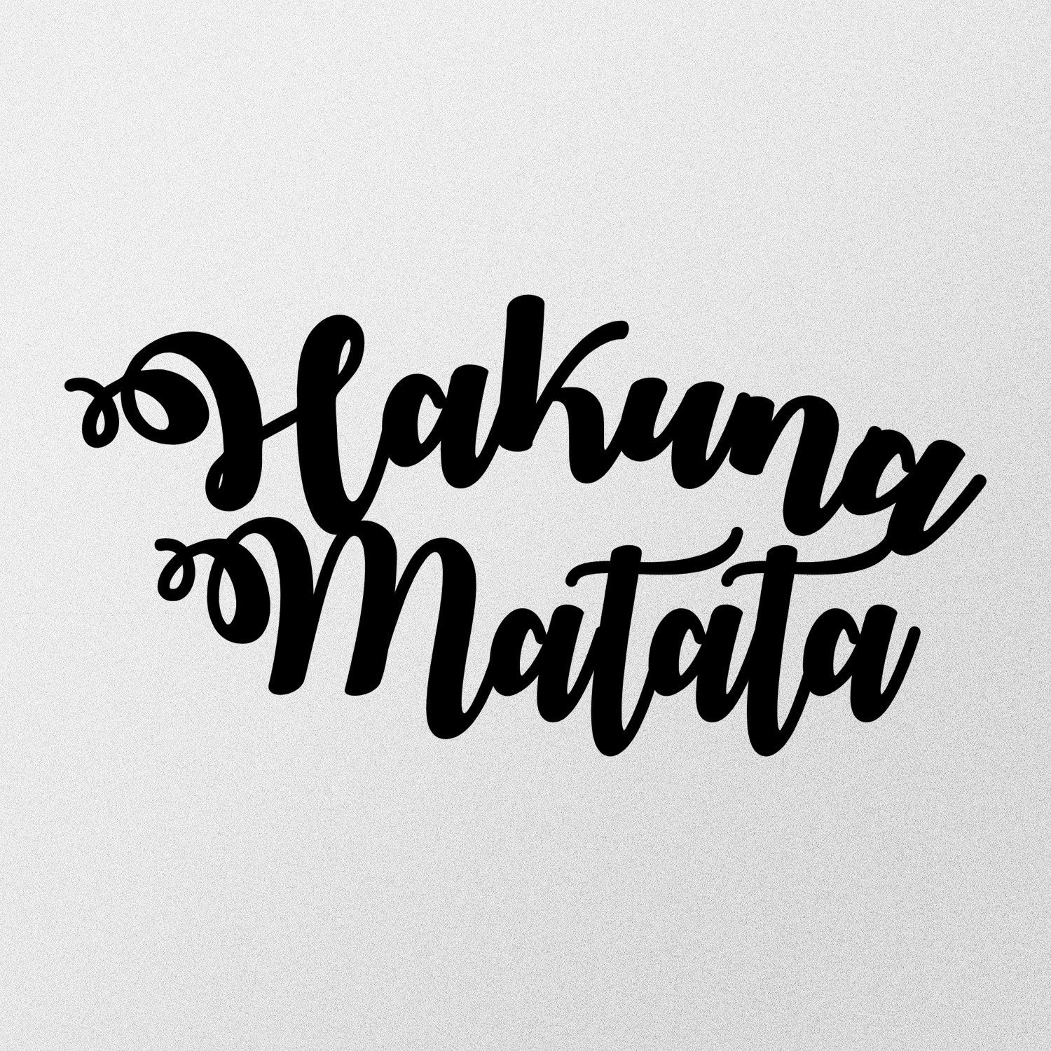 Metalna zidna dekoracija, Hakuna Matata | AG-vitahome.hr