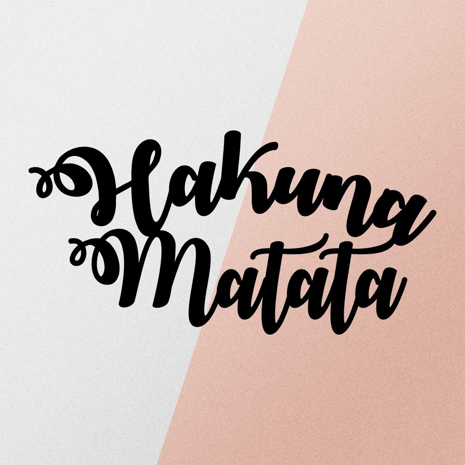 Metalna zidna dekoracija, Hakuna Matata | AG-vitahome.hr