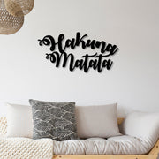 Metalna zidna dekoracija, Hakuna Matata | AG-vitahome.hr