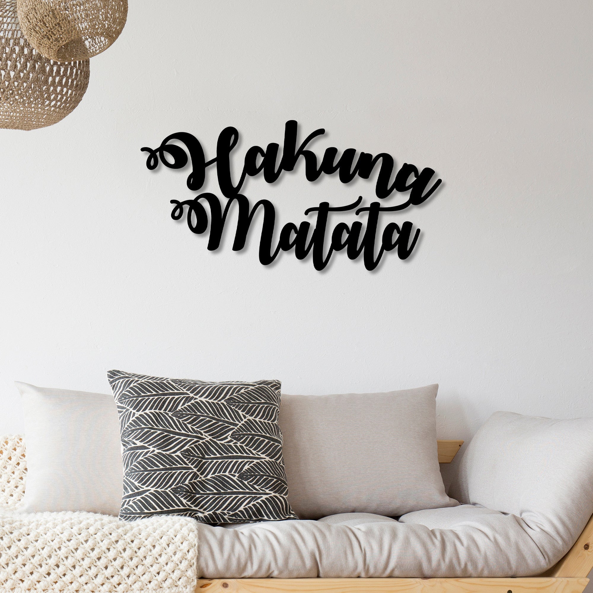 Metalna zidna dekoracija, Hakuna Matata | AG-vitahome.hr
