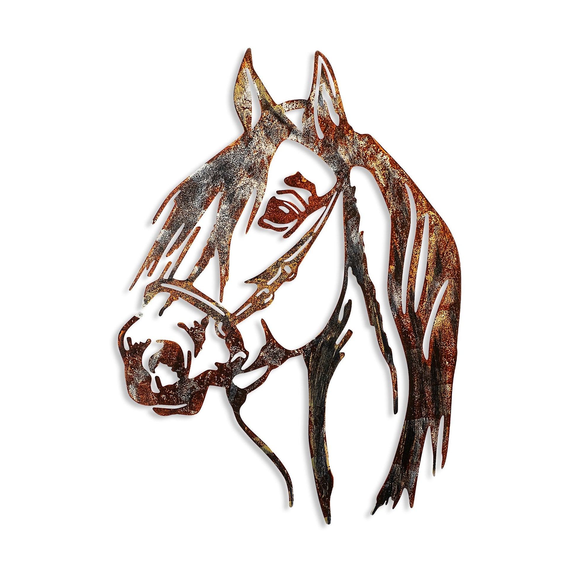 Metalna zidna dekoracija, Horse - 3 | AG-vitahome.hr